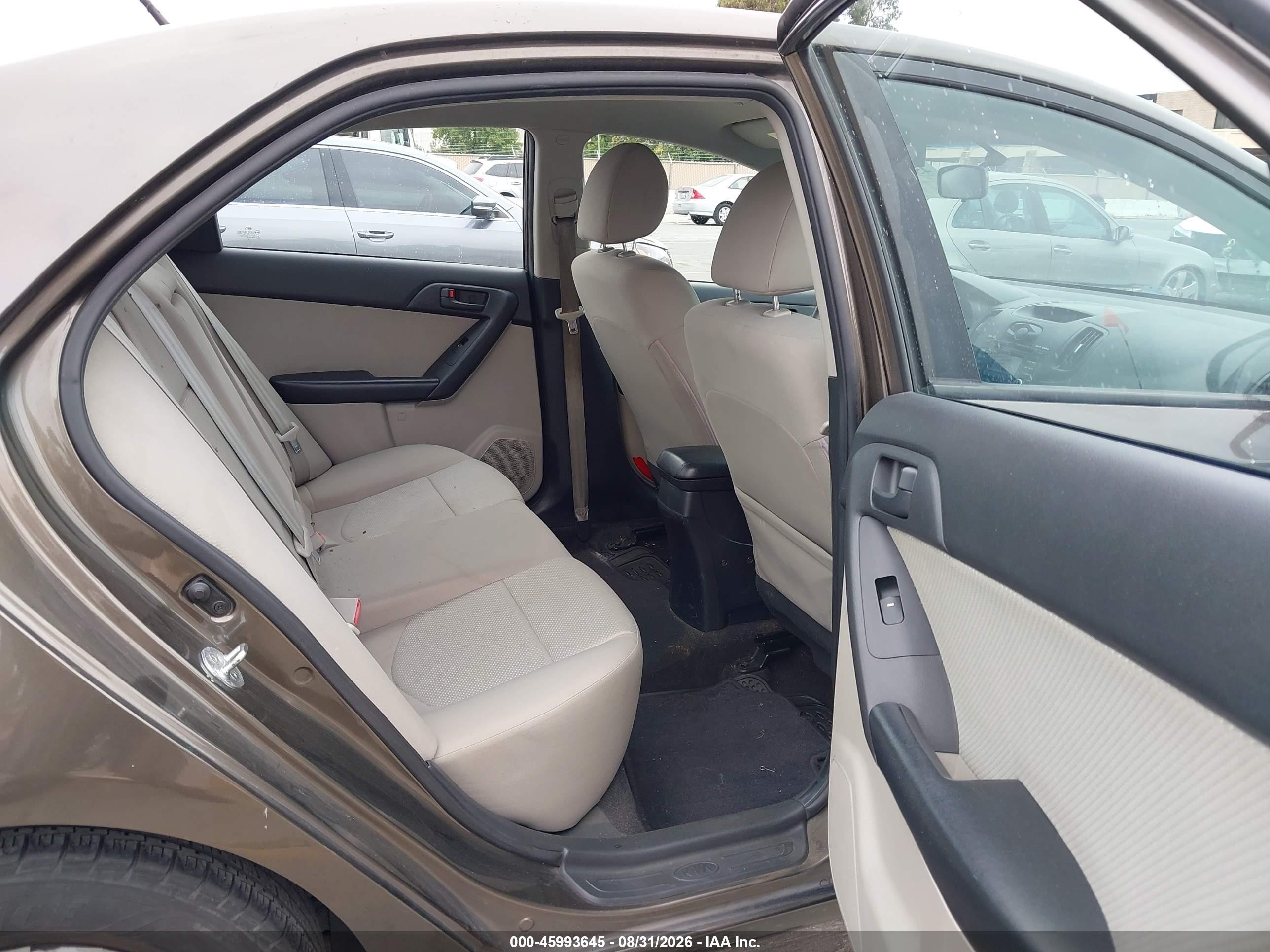 2010 Kia Forte Ex Коричневый vin: KNAFU4A22A5167192