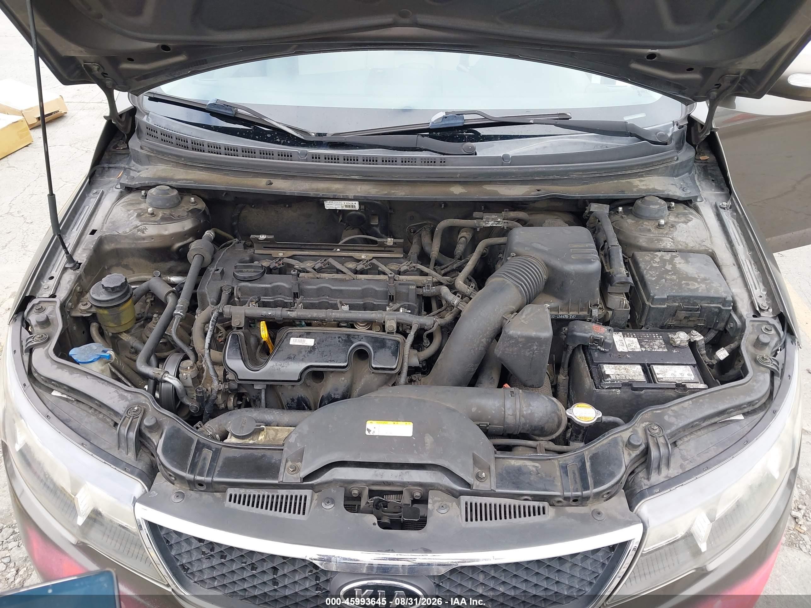 2010 Kia Forte Ex Коричневый vin: KNAFU4A22A5167192