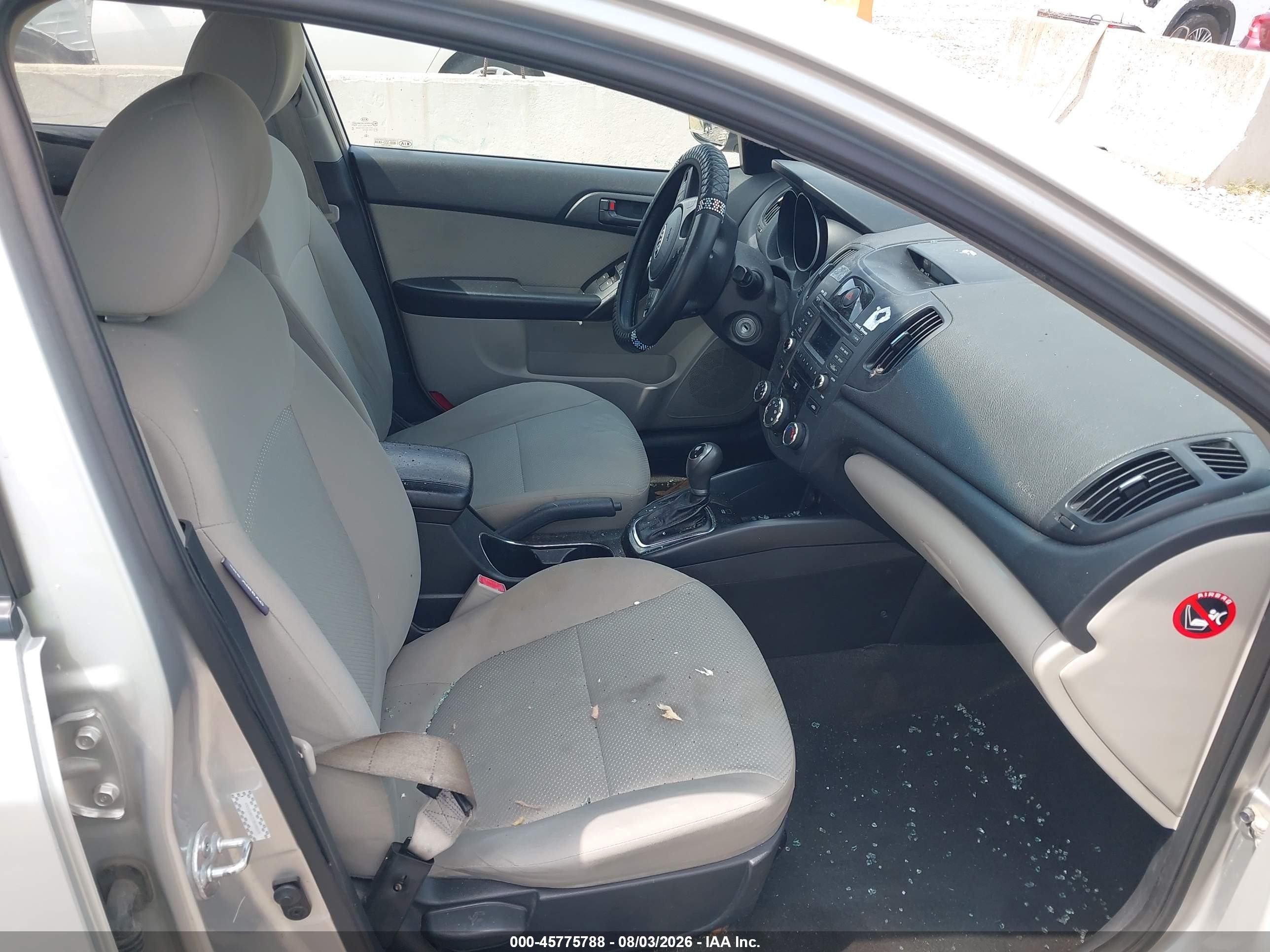 2011 Kia Forte Ex Silver vin: KNAFU4A22B5348326
