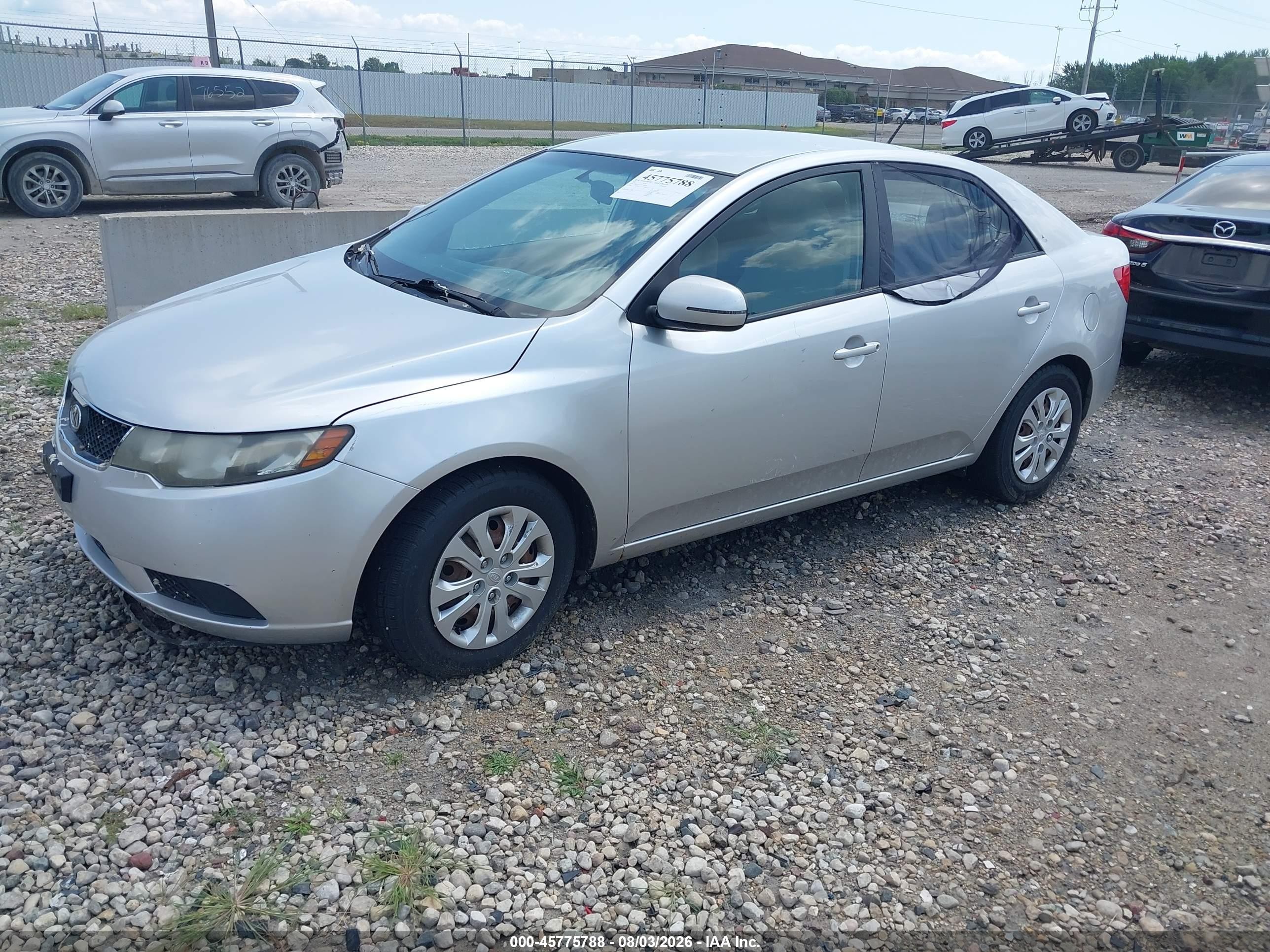 2011 Kia Forte Ex Silver vin: KNAFU4A22B5348326