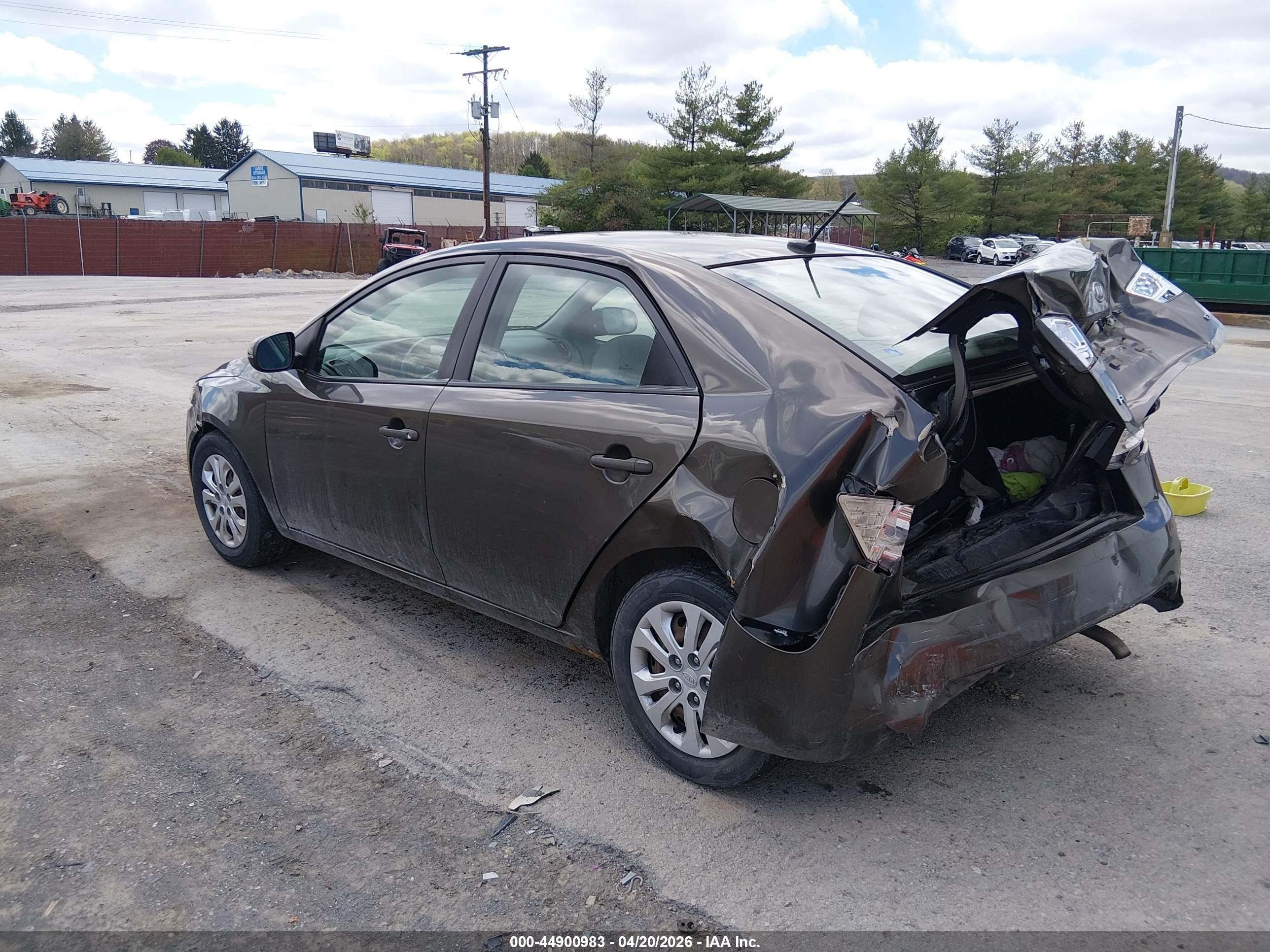 2011 Kia Forte Ex Gray vin: KNAFU4A22B5365112