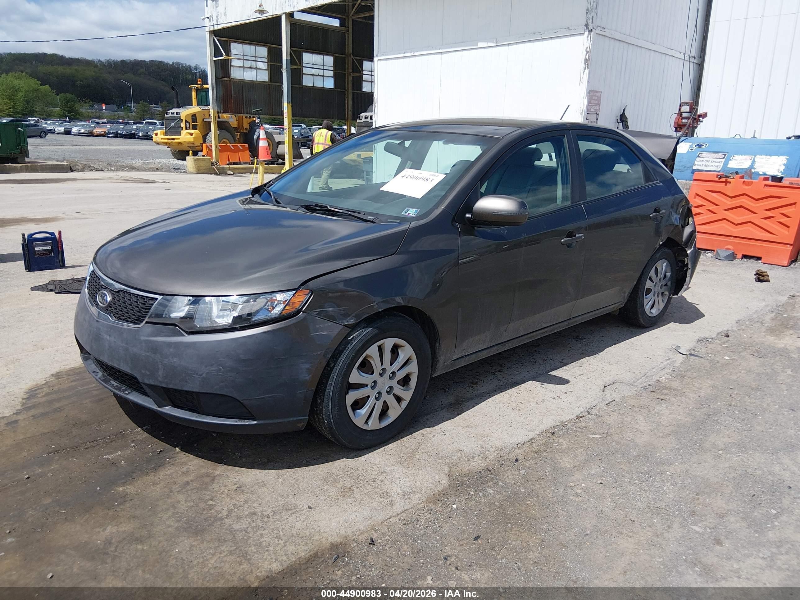 2011 Kia Forte Ex Gray vin: KNAFU4A22B5365112