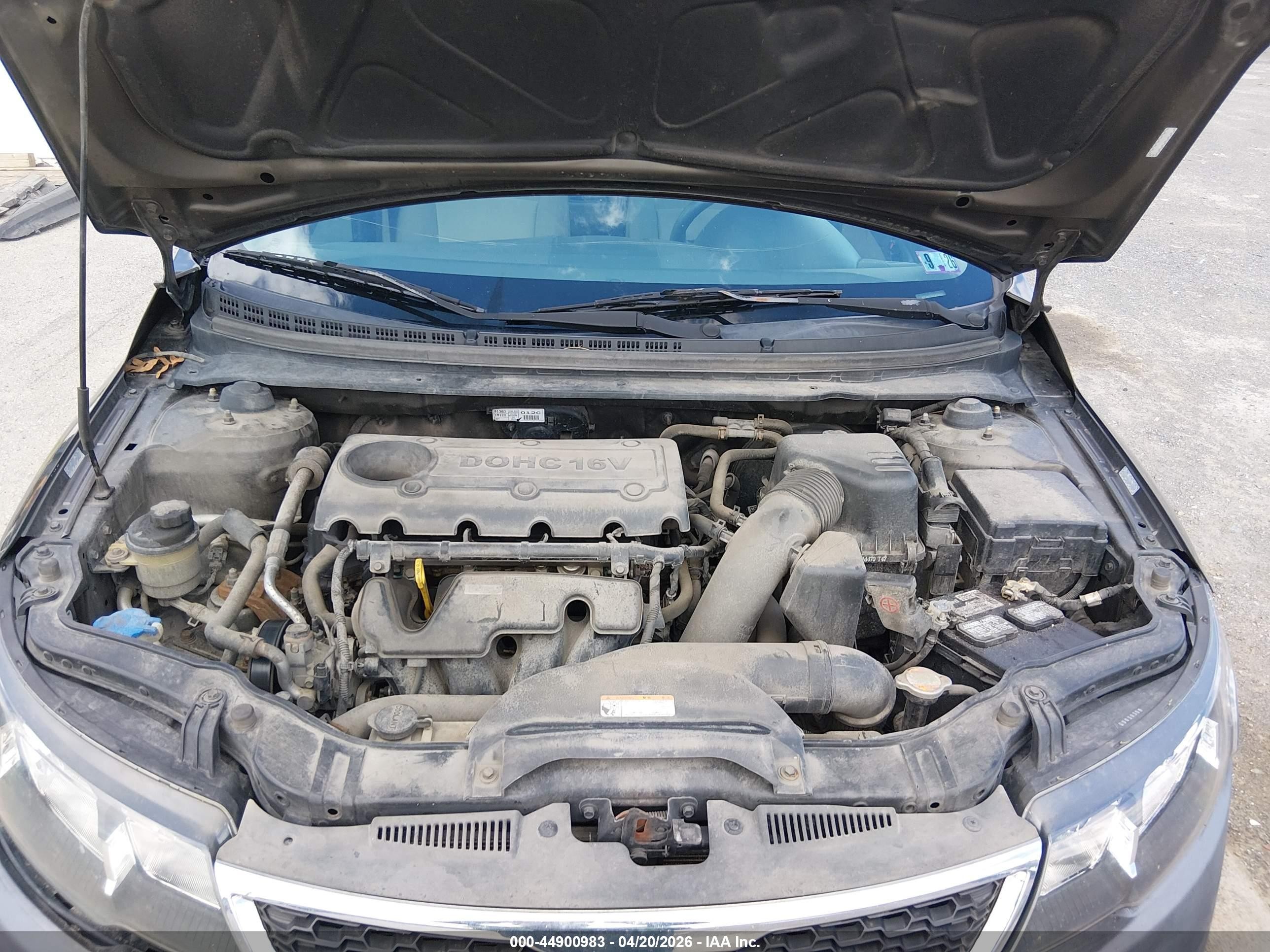 2011 Kia Forte Ex Gray vin: KNAFU4A22B5365112