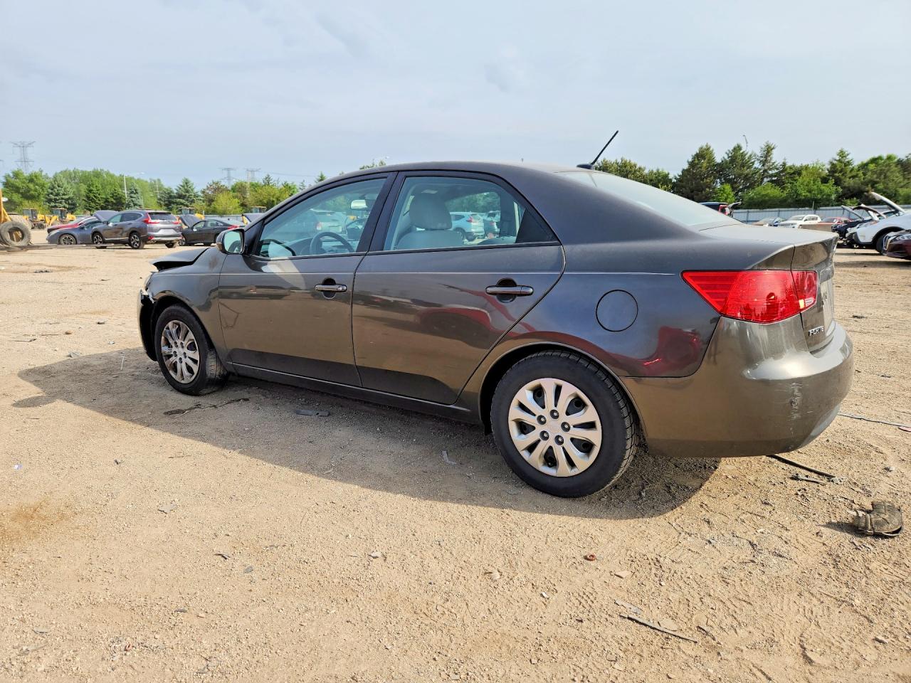 2011 Kia Forte Ex Gray vin: KNAFU4A22B5406600
