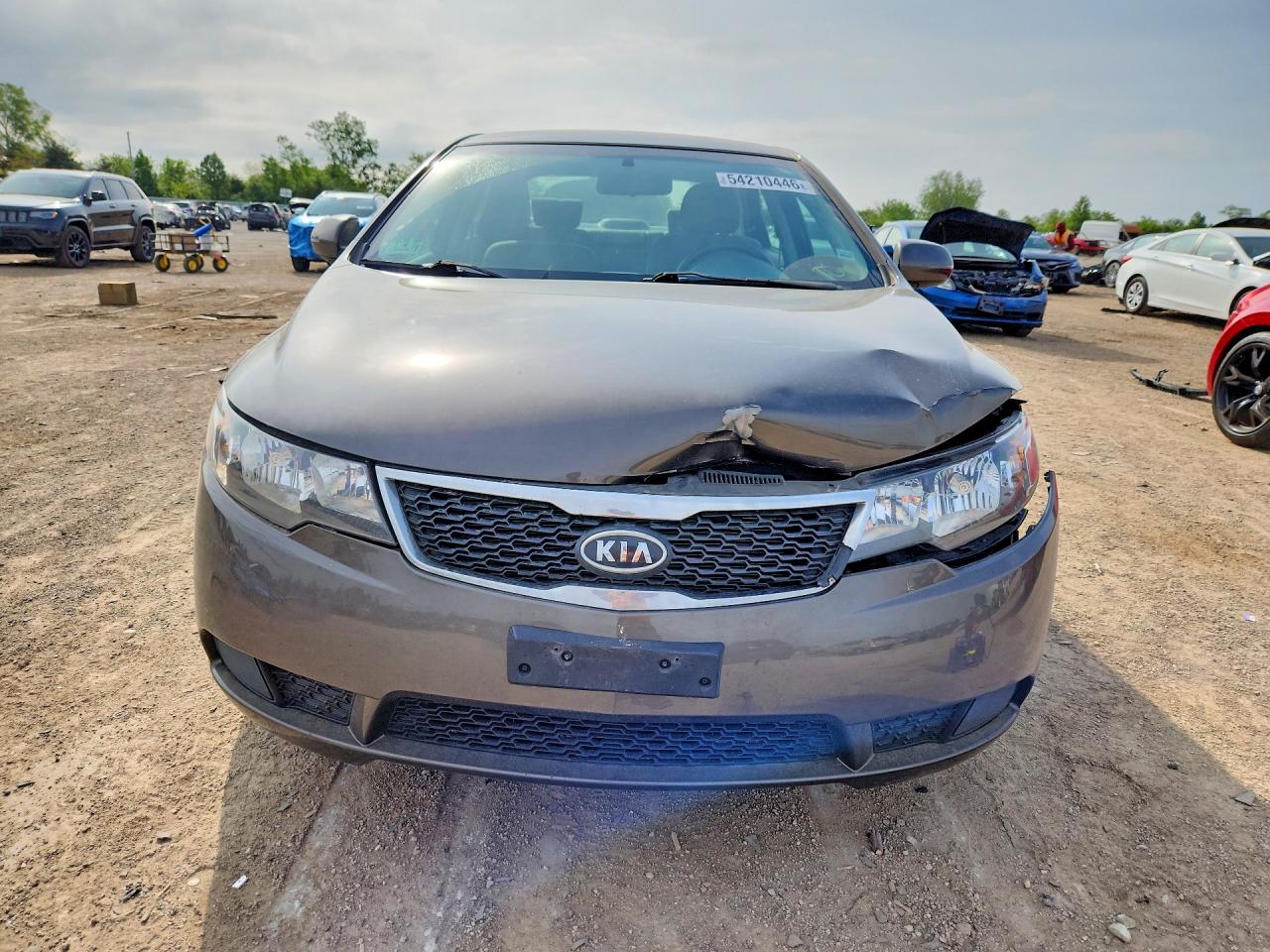 2011 Kia Forte Ex Gray vin: KNAFU4A22B5406600