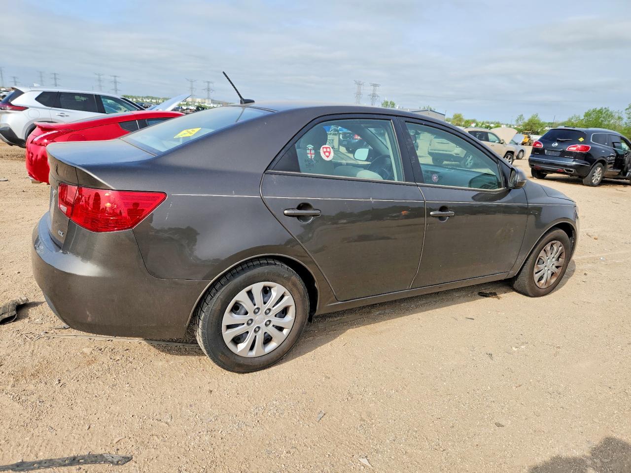 2011 Kia Forte Ex Gray vin: KNAFU4A22B5406600