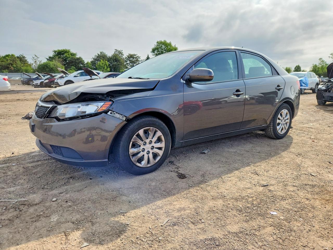 2011 Kia Forte Ex Gray vin: KNAFU4A22B5406600