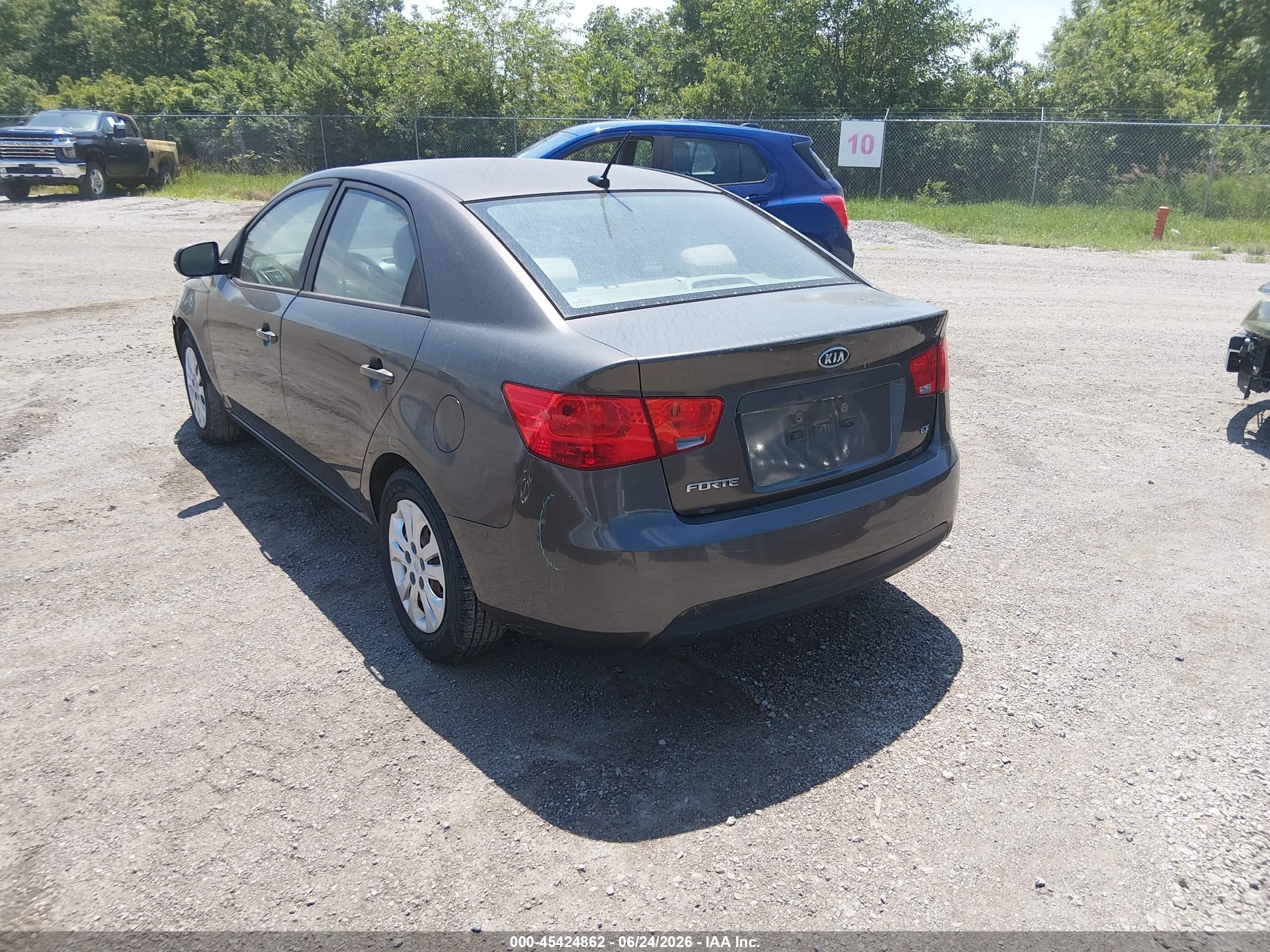 2011 Kia Forte Ex Черный vin: KNAFU4A22B5438205