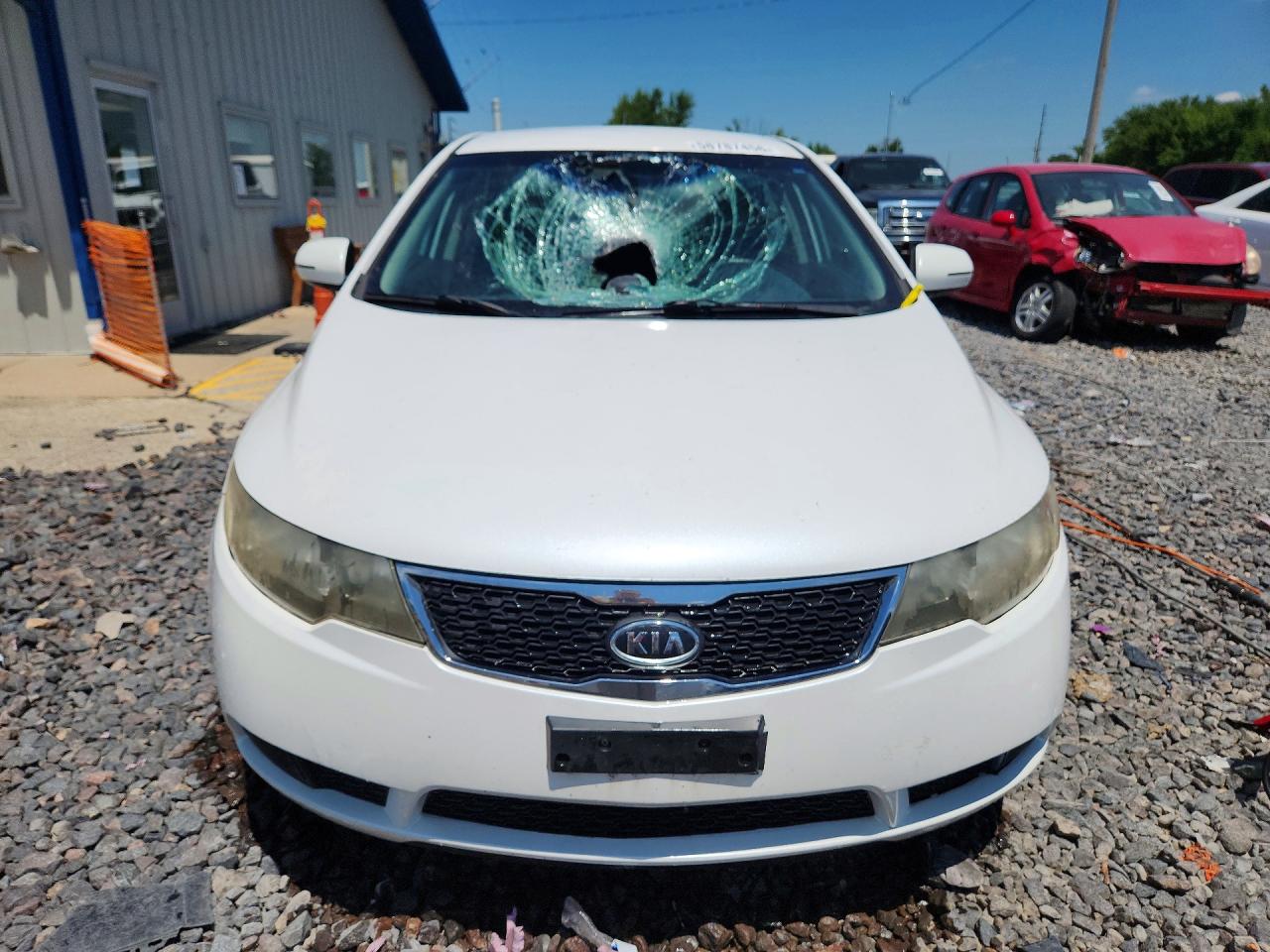 2011 Kia Forte Ex White vin: KNAFU4A22B5886542