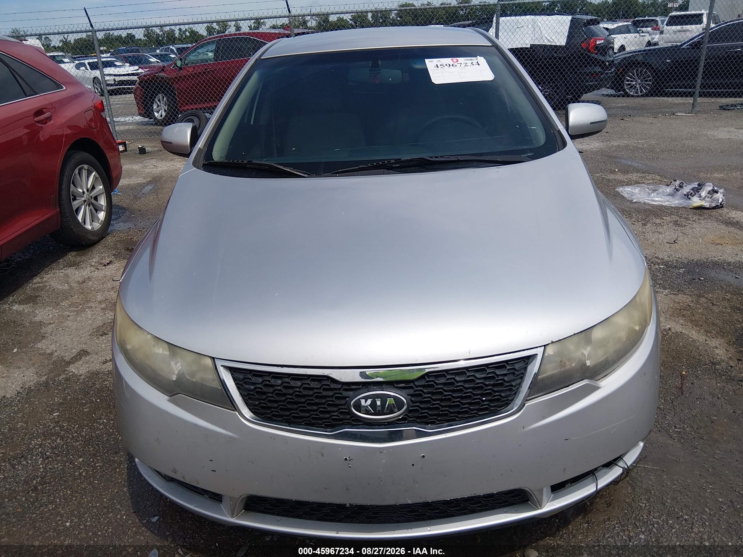2012 Kia Forte Ex Серебряный vin: KNAFU4A22C5494971
