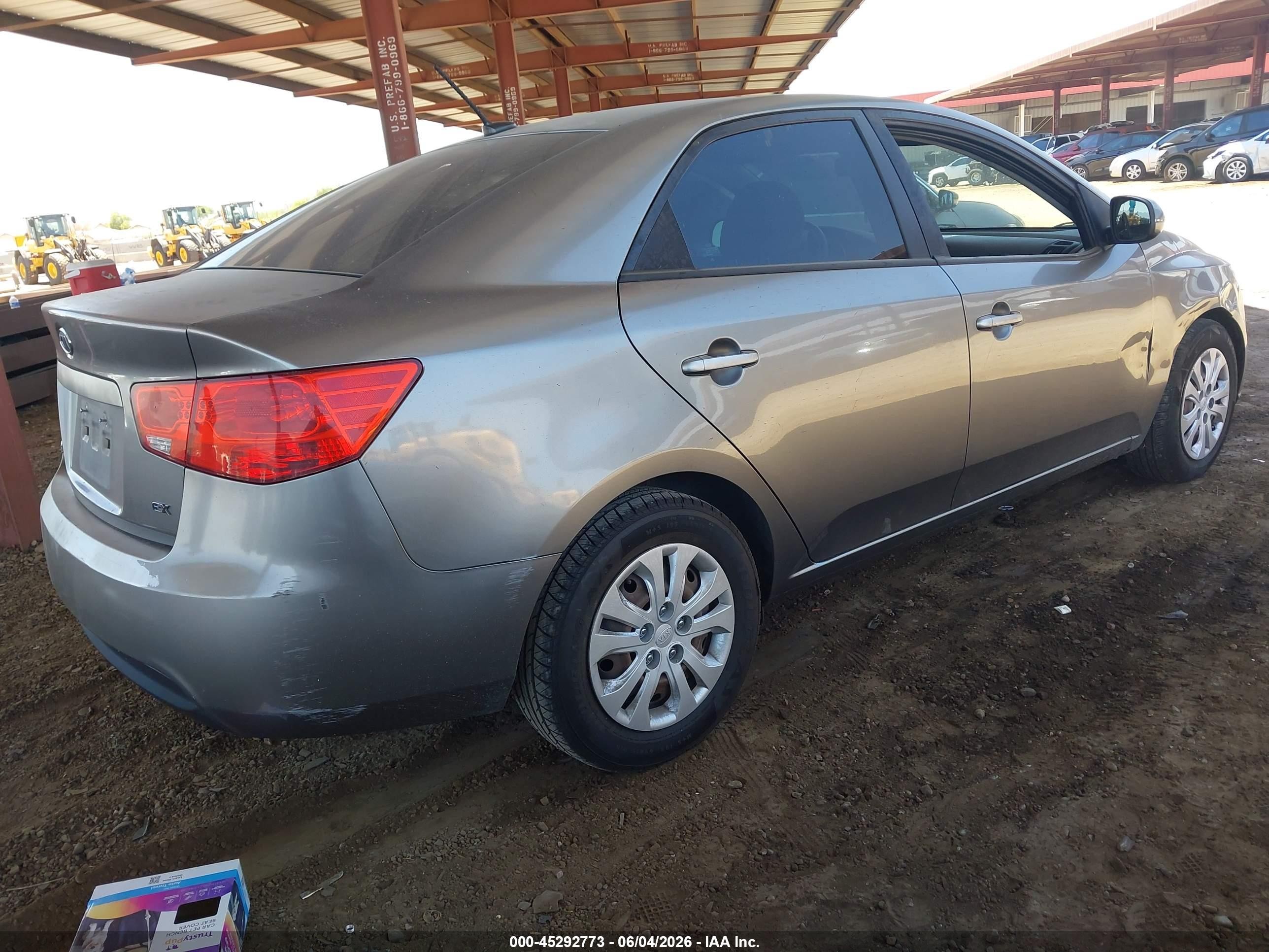 2012 Kia Forte Ex Gray vin: KNAFU4A22C5507329
