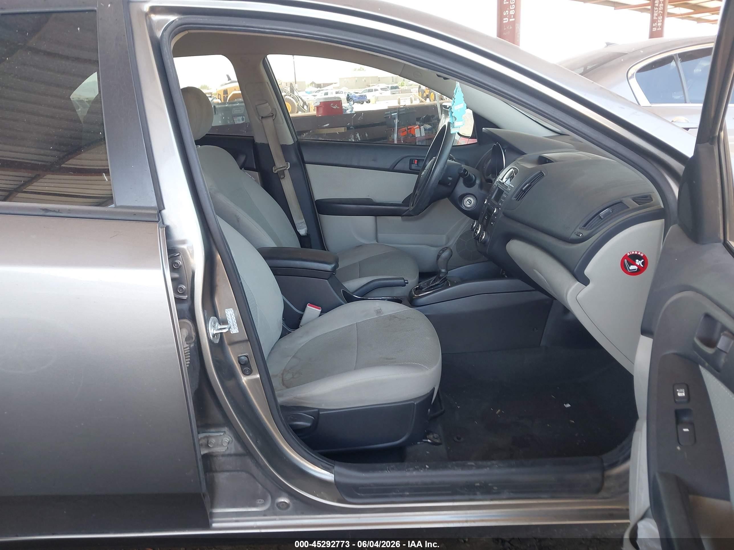 2012 Kia Forte Ex Gray vin: KNAFU4A22C5507329