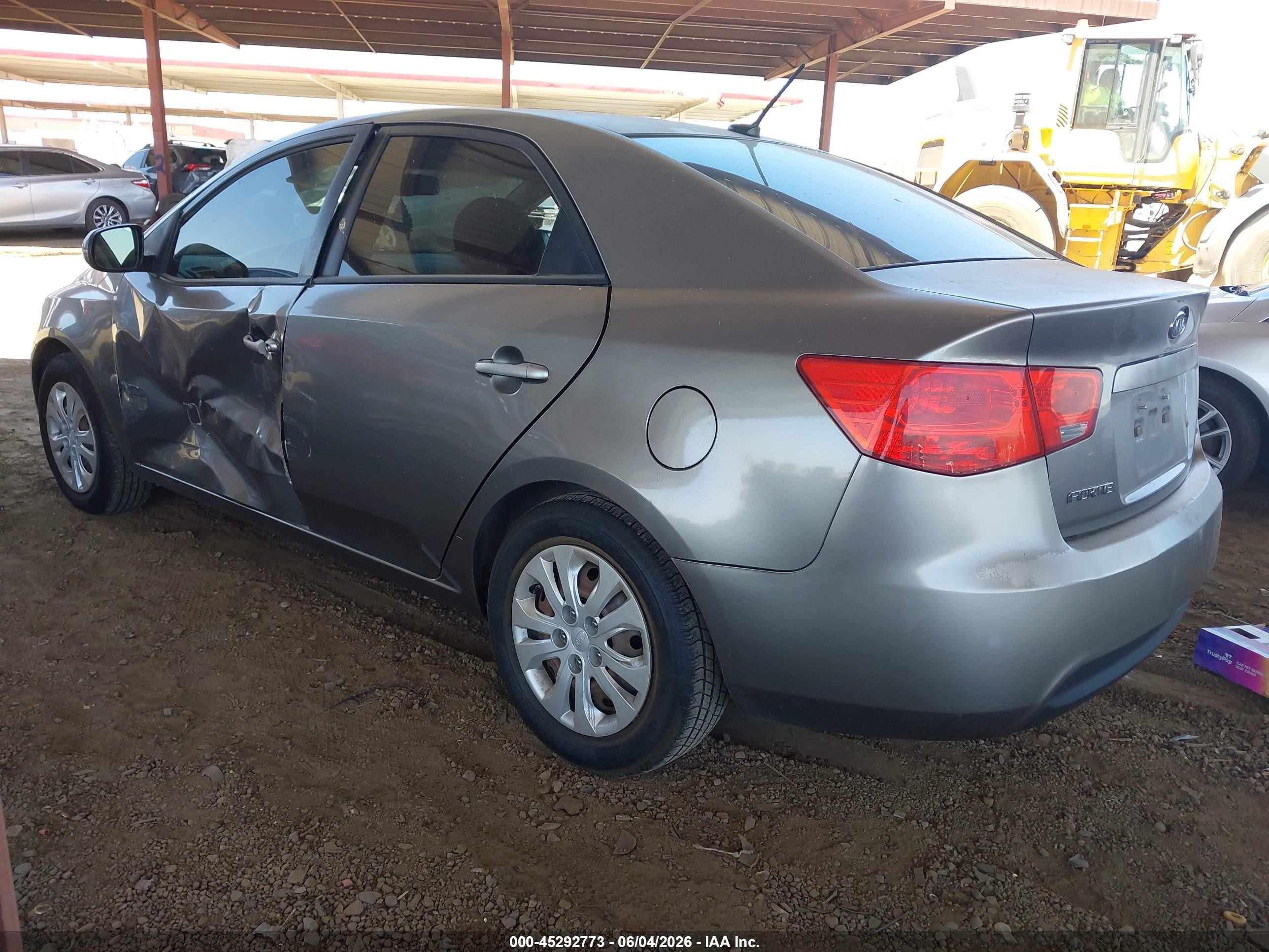 2012 Kia Forte Ex Gray vin: KNAFU4A22C5507329