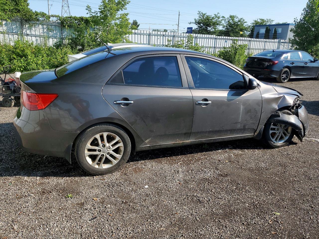 2012 Kia Forte Ex Gray vin: KNAFU4A22C5514944