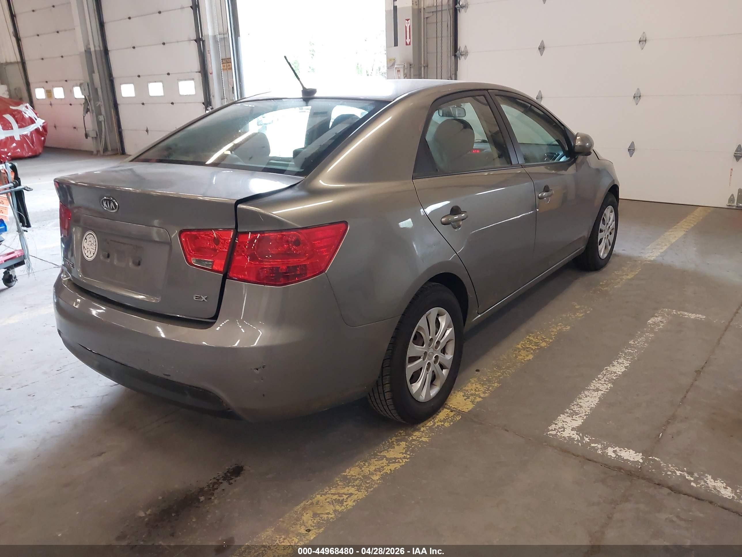 2012 Kia Forte Ex Gray vin: KNAFU4A22C5640530