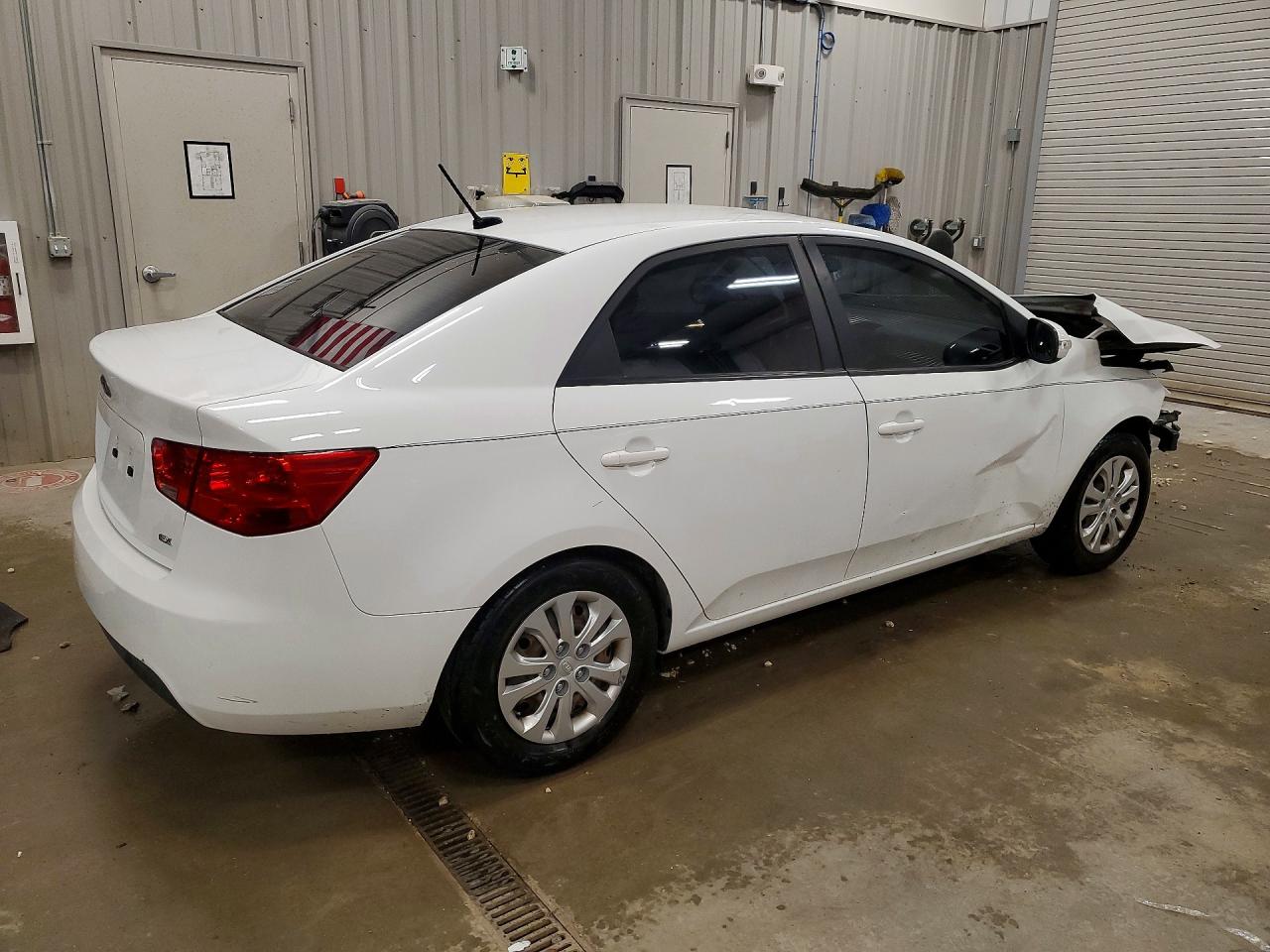 2010 Kia Forte Ex White vin: KNAFU4A23A5061849