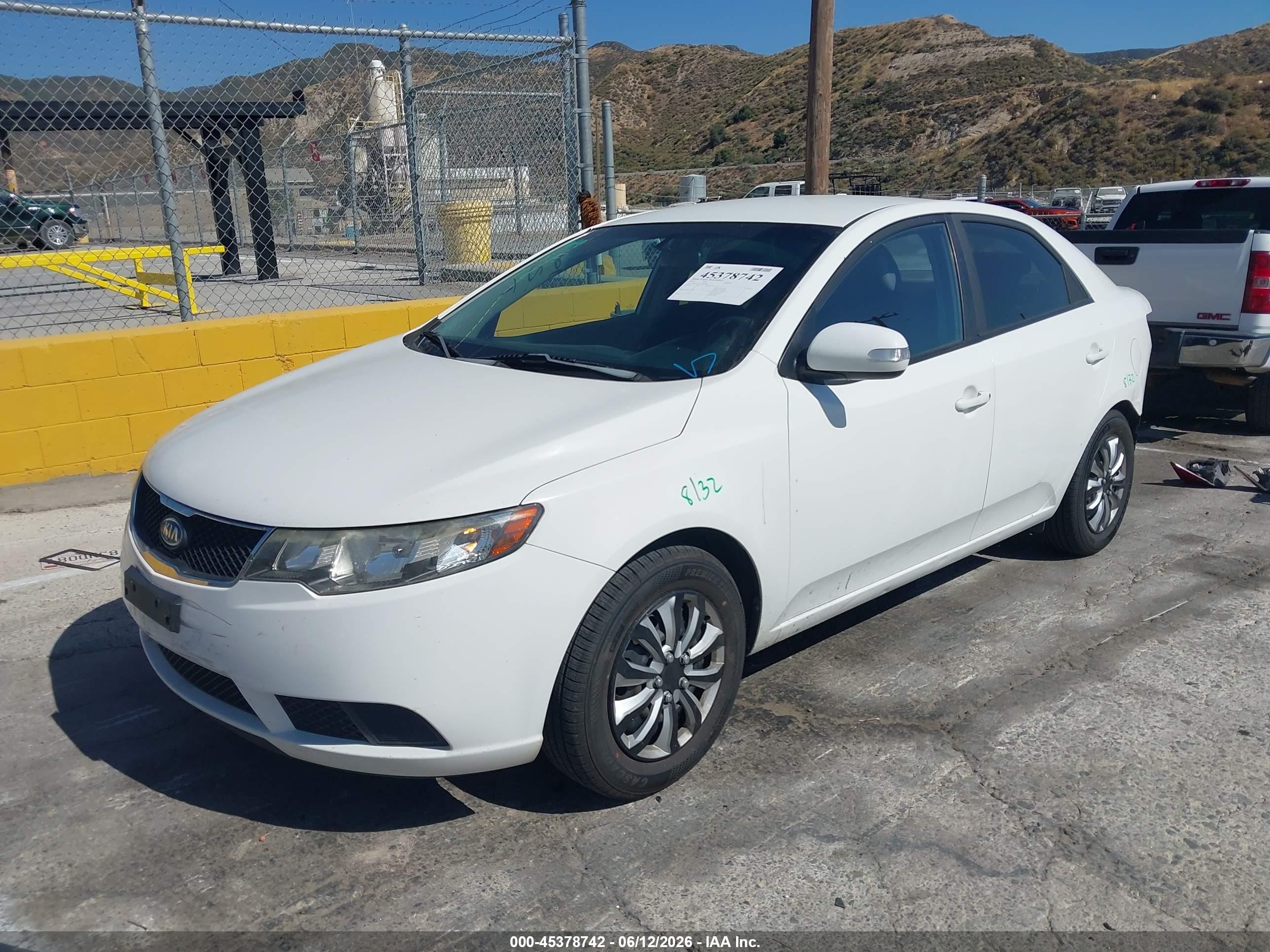 2010 Kia Forte Ex White vin: KNAFU4A23A5062645