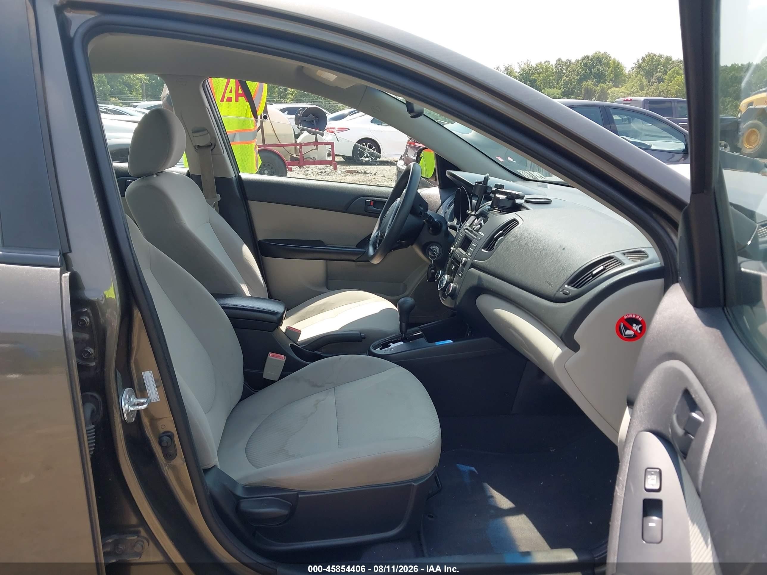 2010 Kia Forte Ex Серый vin: KNAFU4A23A5257175