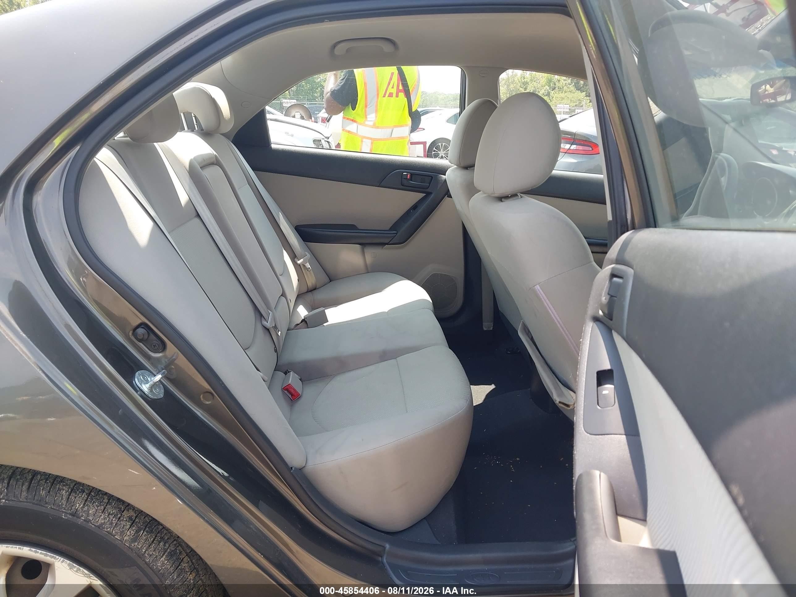 2010 Kia Forte Ex Серый vin: KNAFU4A23A5257175