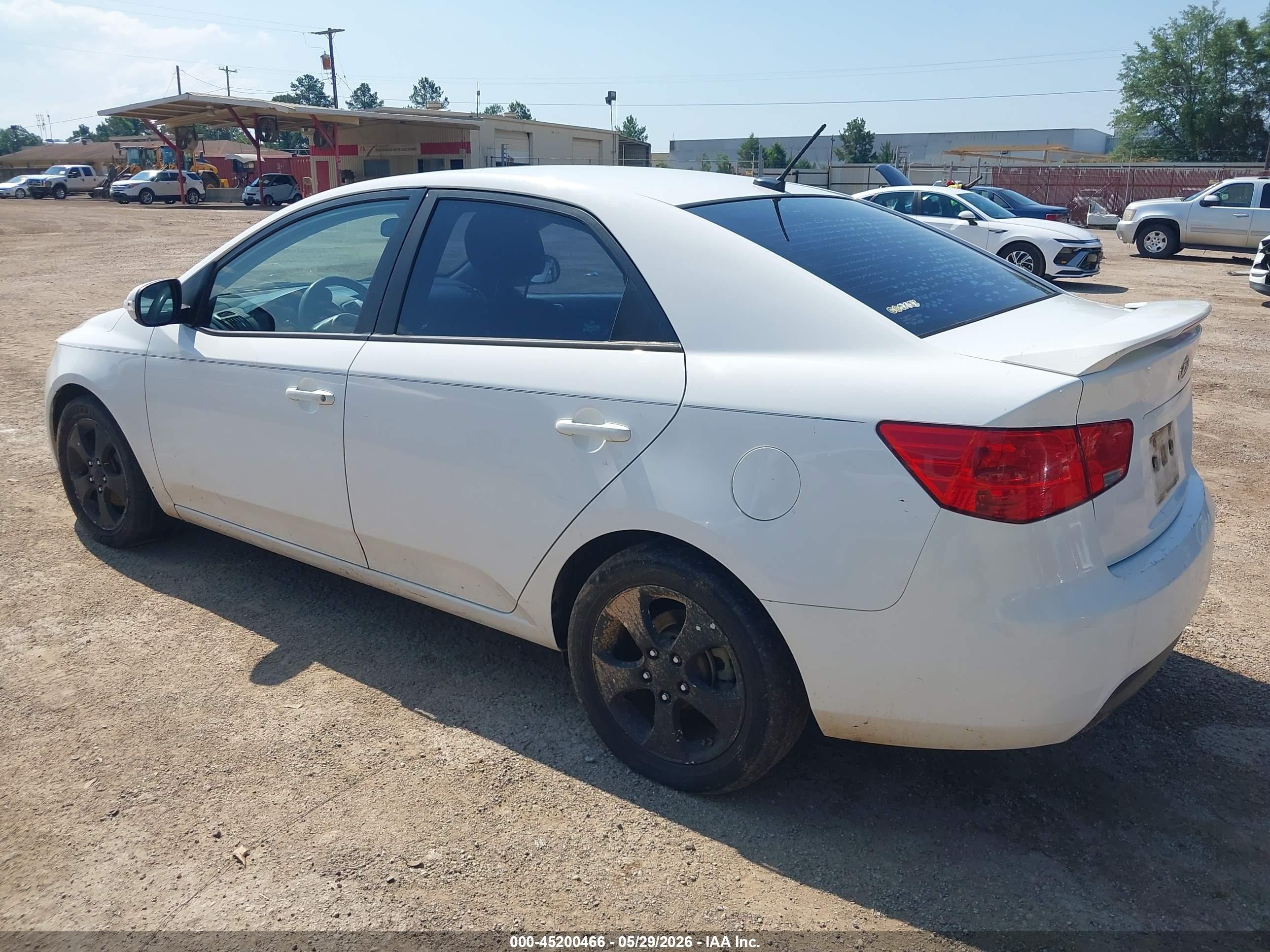 2010 Kia Forte Ex White vin: KNAFU4A23A5312434