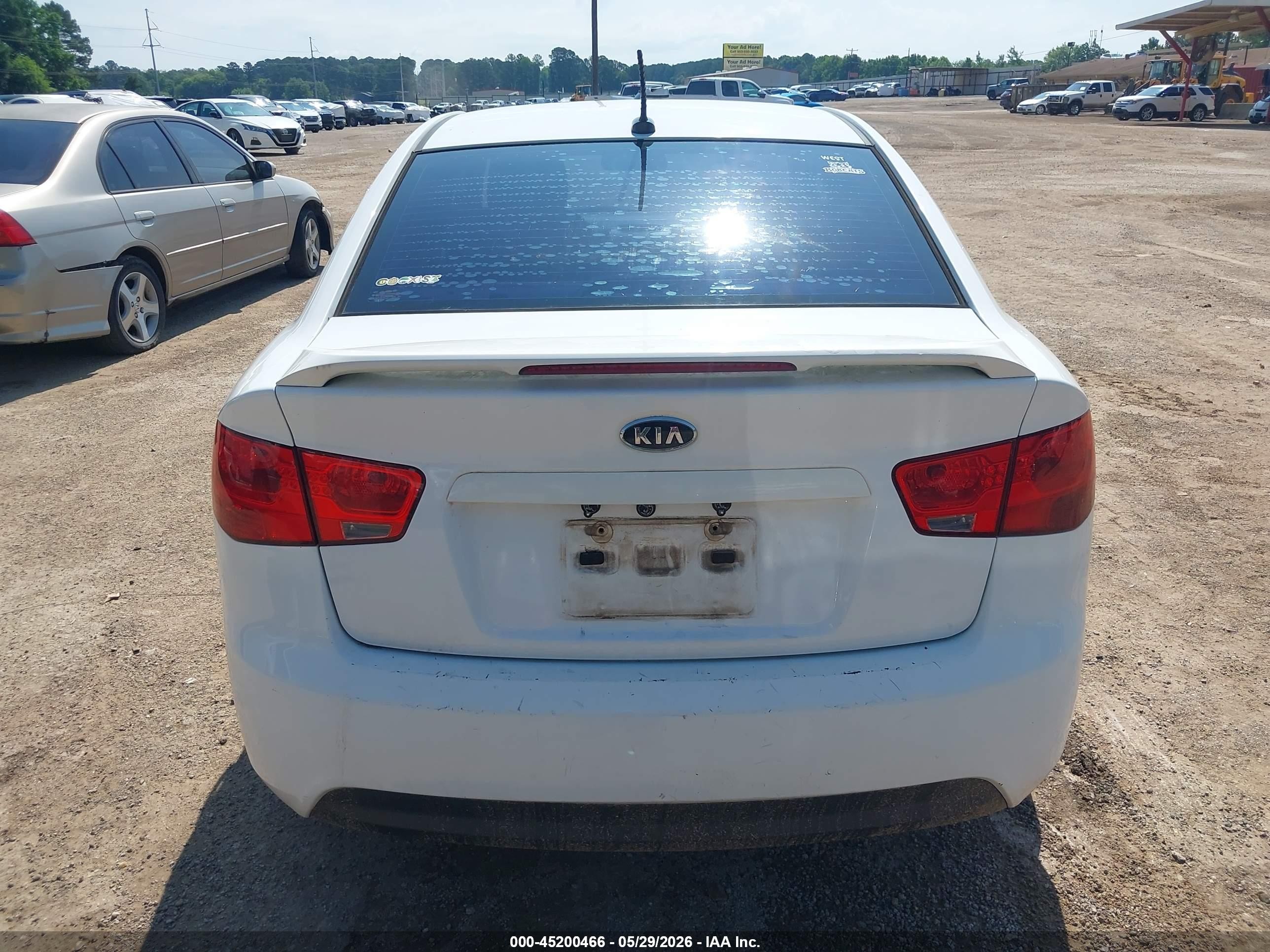2010 Kia Forte Ex White vin: KNAFU4A23A5312434