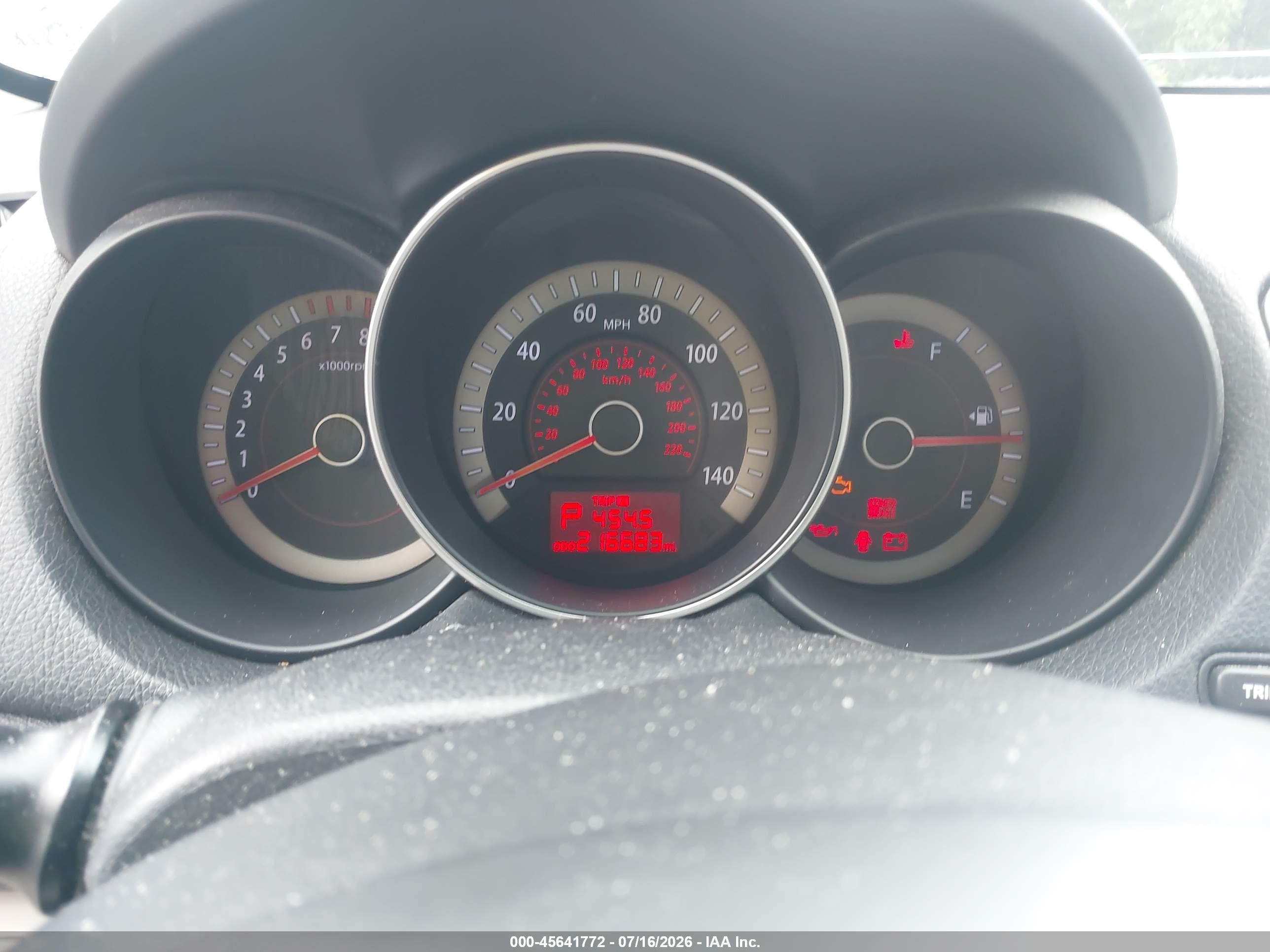 2010 Kia Forte Ex Серый vin: KNAFU4A23A5849823
