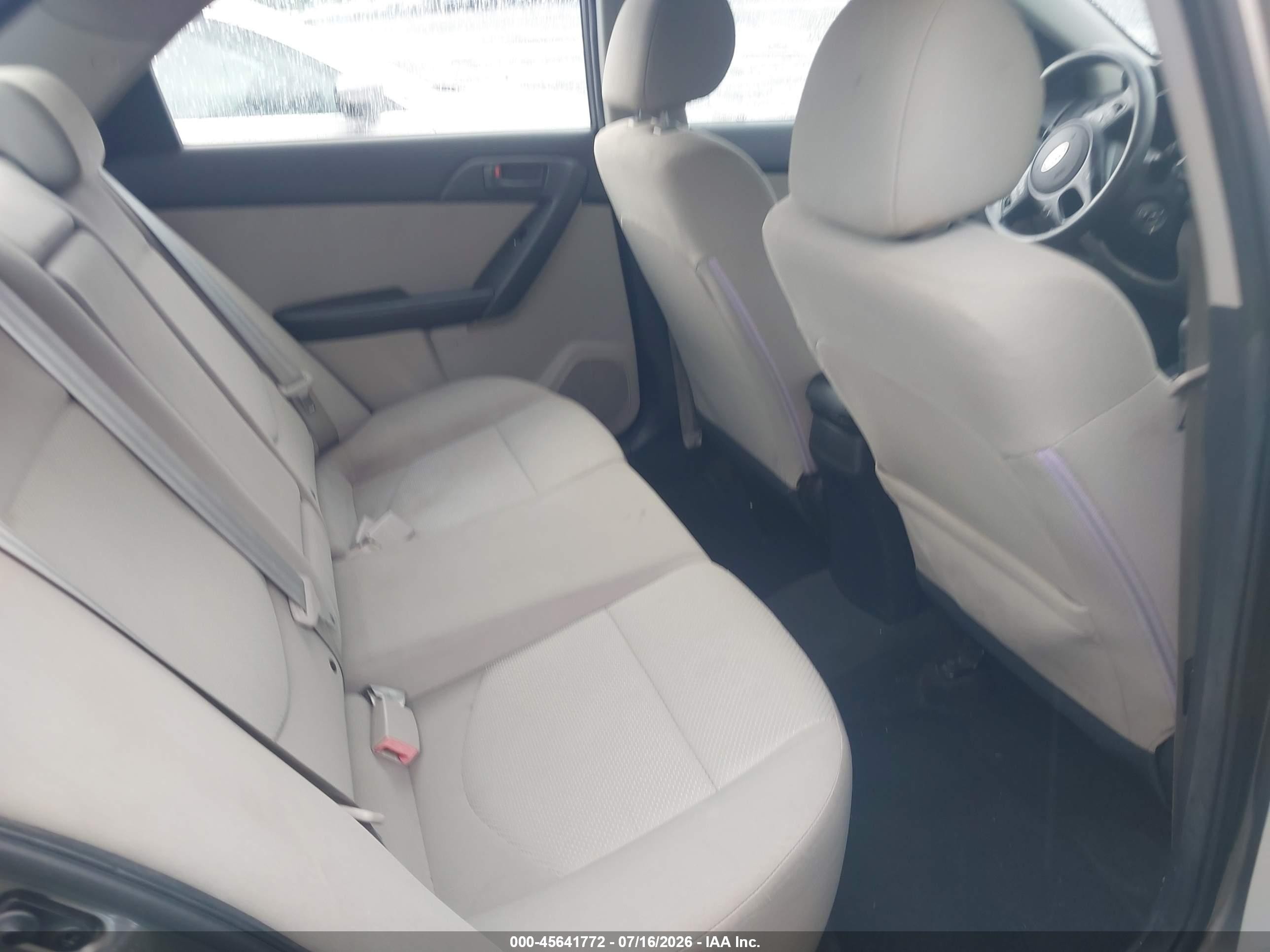 2010 Kia Forte Ex Серый vin: KNAFU4A23A5849823