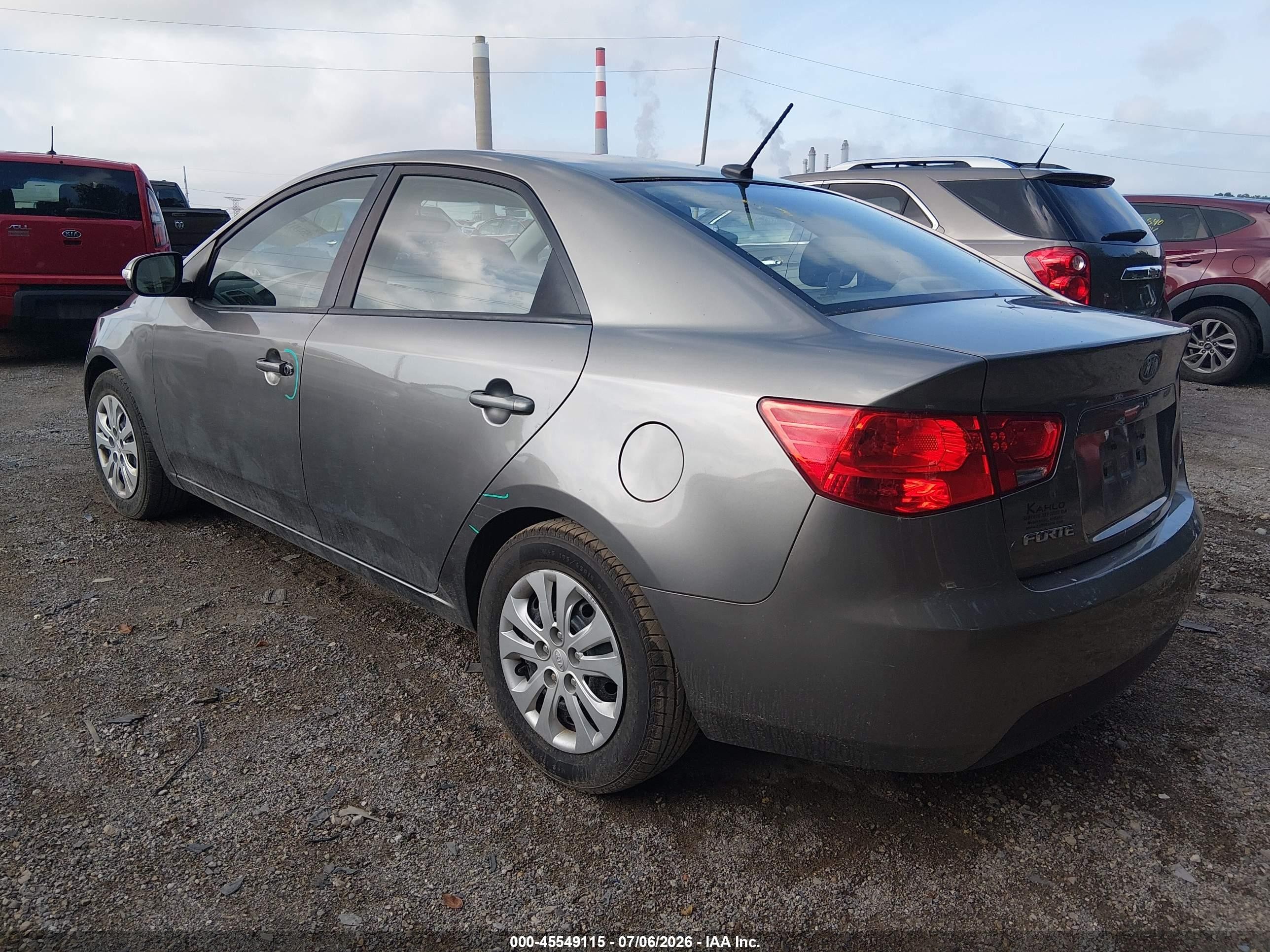 2010 Kia Forte Ex Gray vin: KNAFU4A23A5859512