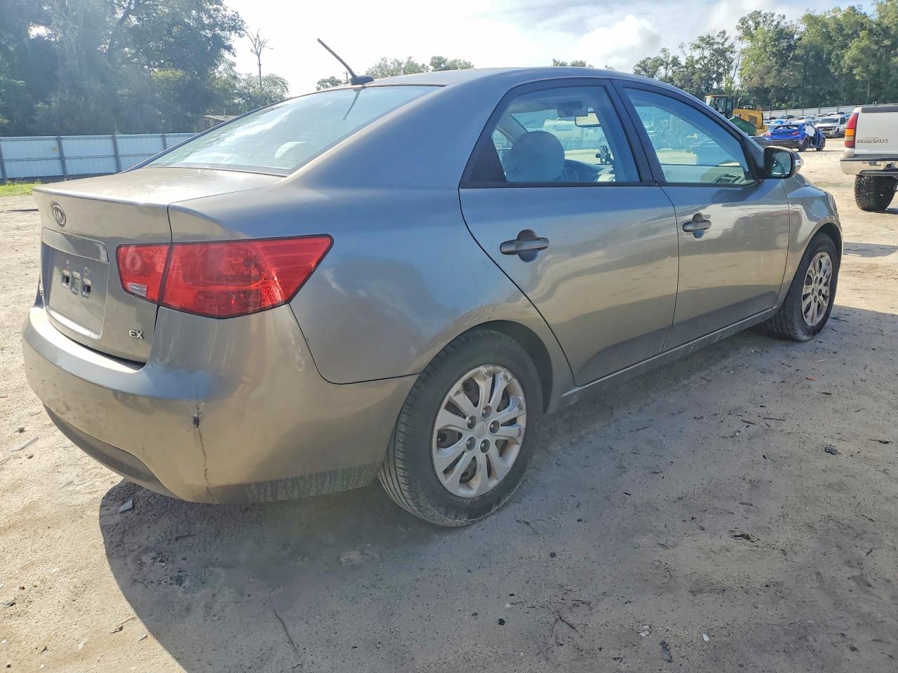 2010 Kia Forte Ex Gray vin: KNAFU4A23A5861972