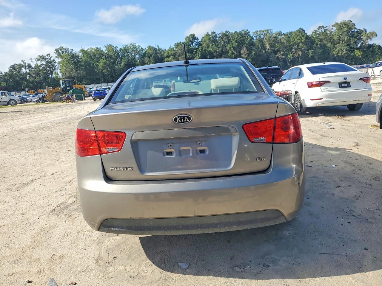 2010 Kia Forte Ex Gray vin: KNAFU4A23A5861972