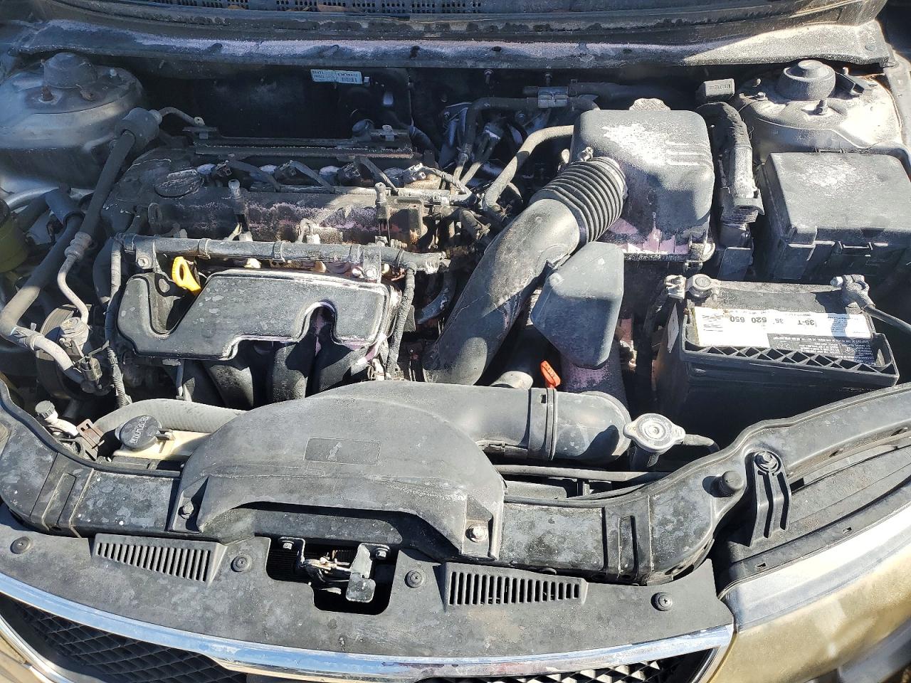 2010 Kia Forte Ex Gray vin: KNAFU4A23A5861972