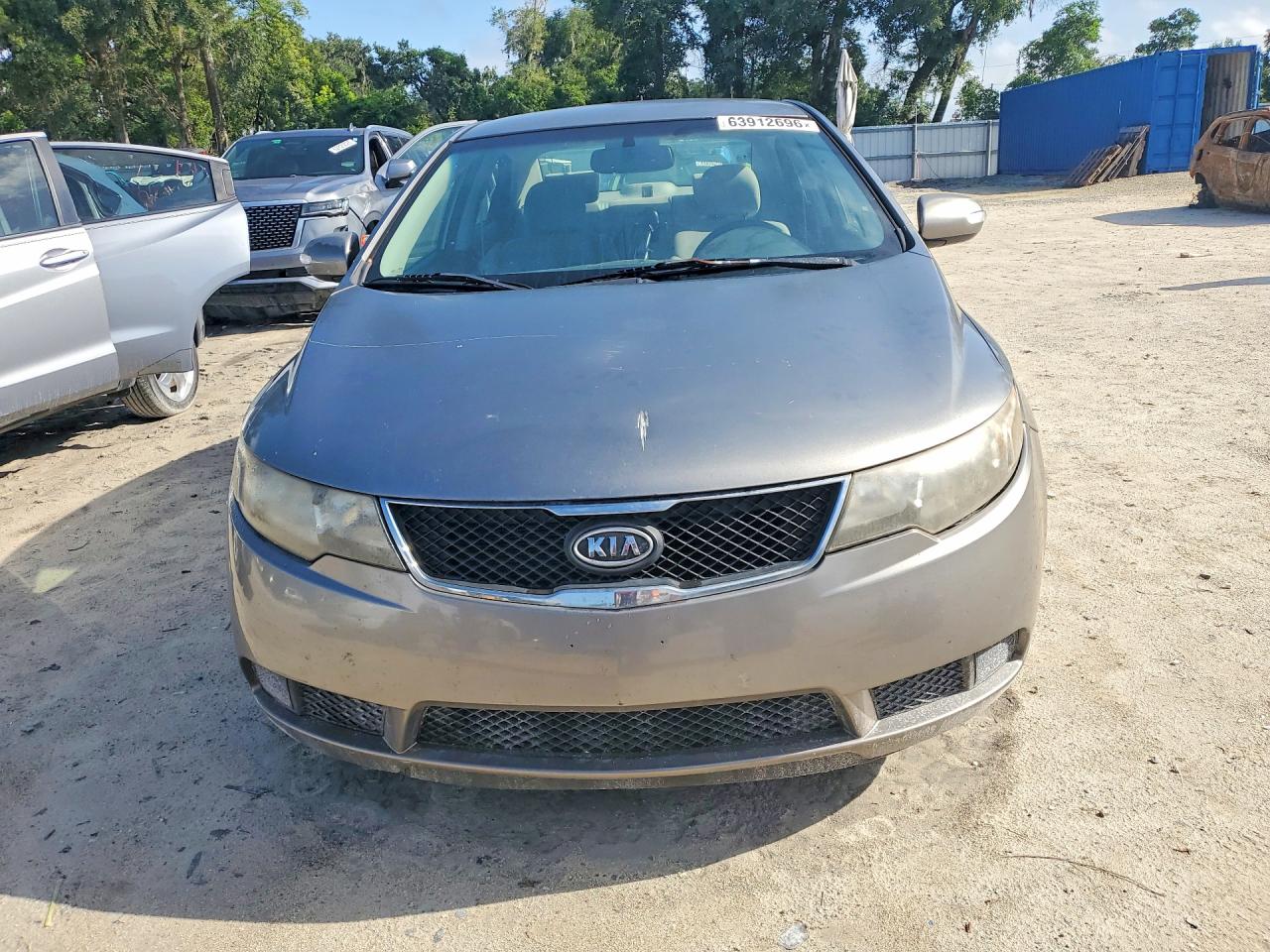 2010 Kia Forte Ex Gray vin: KNAFU4A23A5861972