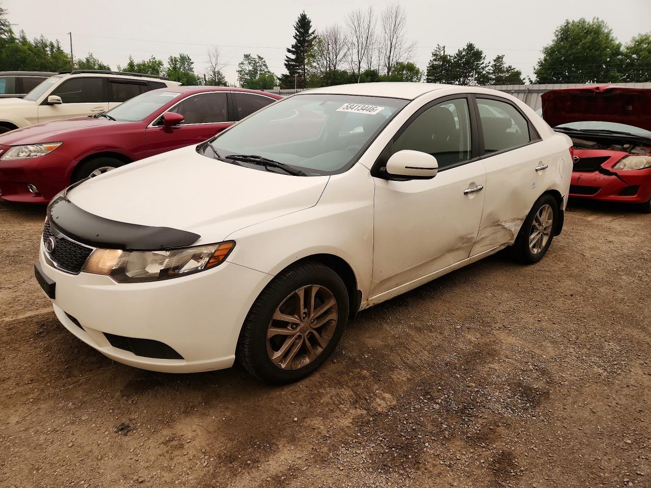 2011 Kia Forte Ex White vin: KNAFU4A23B5320776