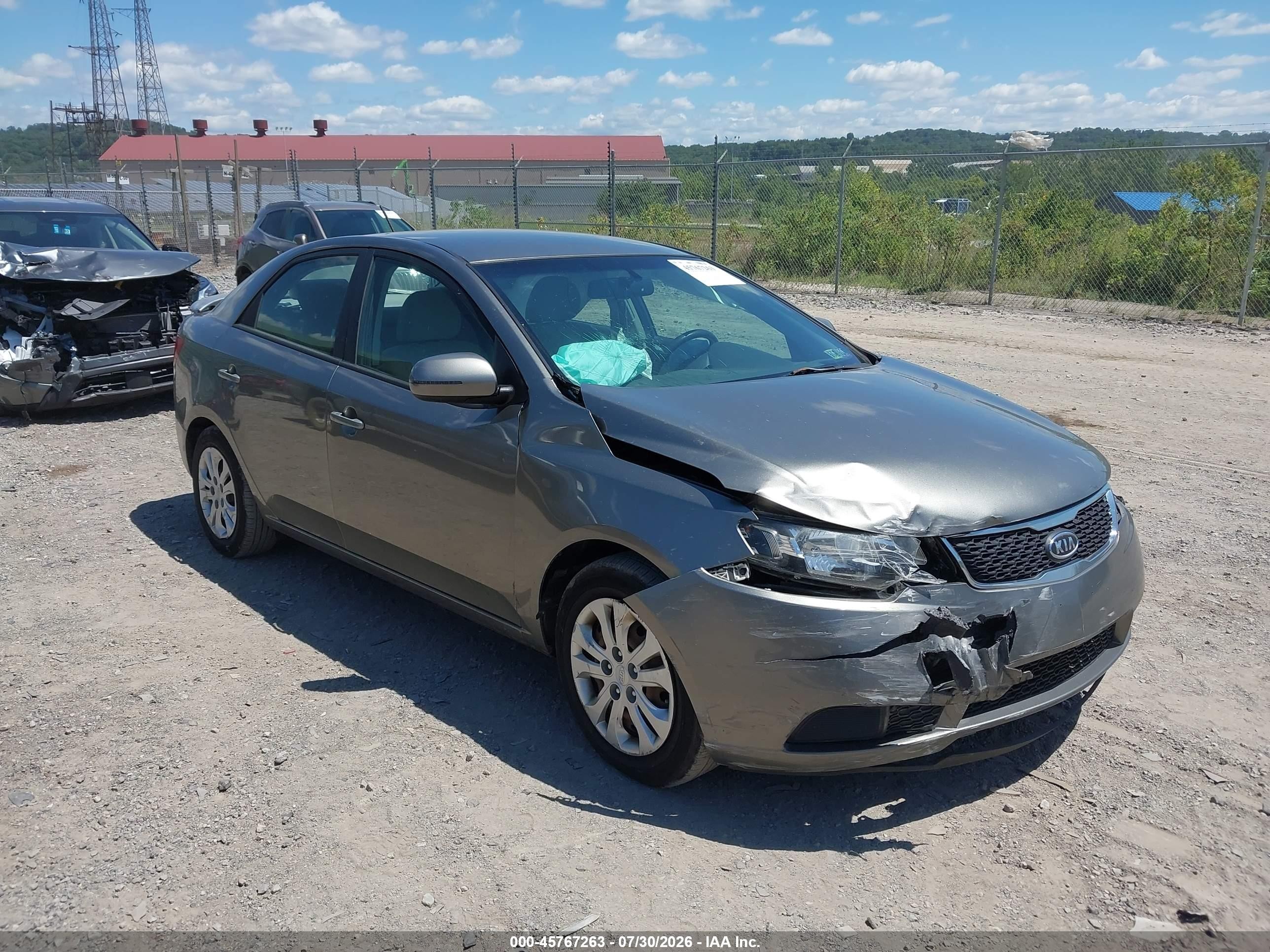 2011 Kia Forte Ex Серый vin: KNAFU4A23B5355916
