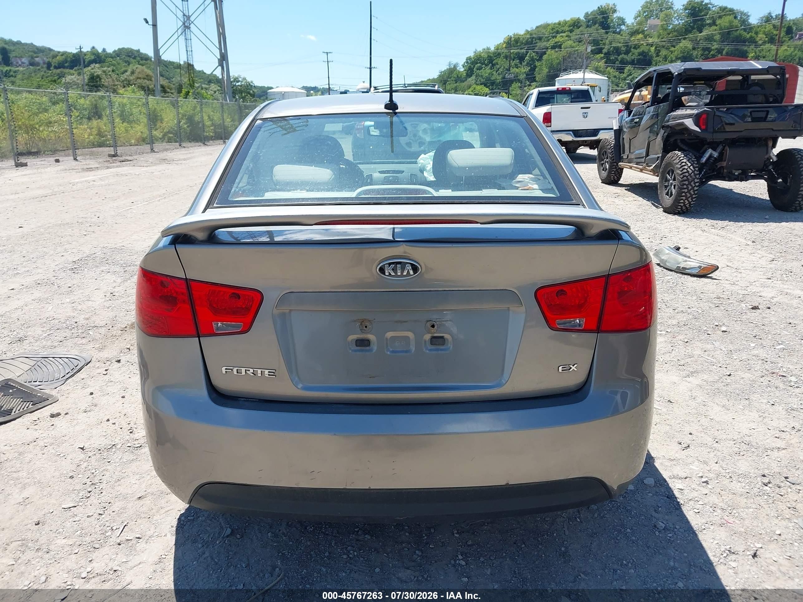2011 Kia Forte Ex Серый vin: KNAFU4A23B5355916