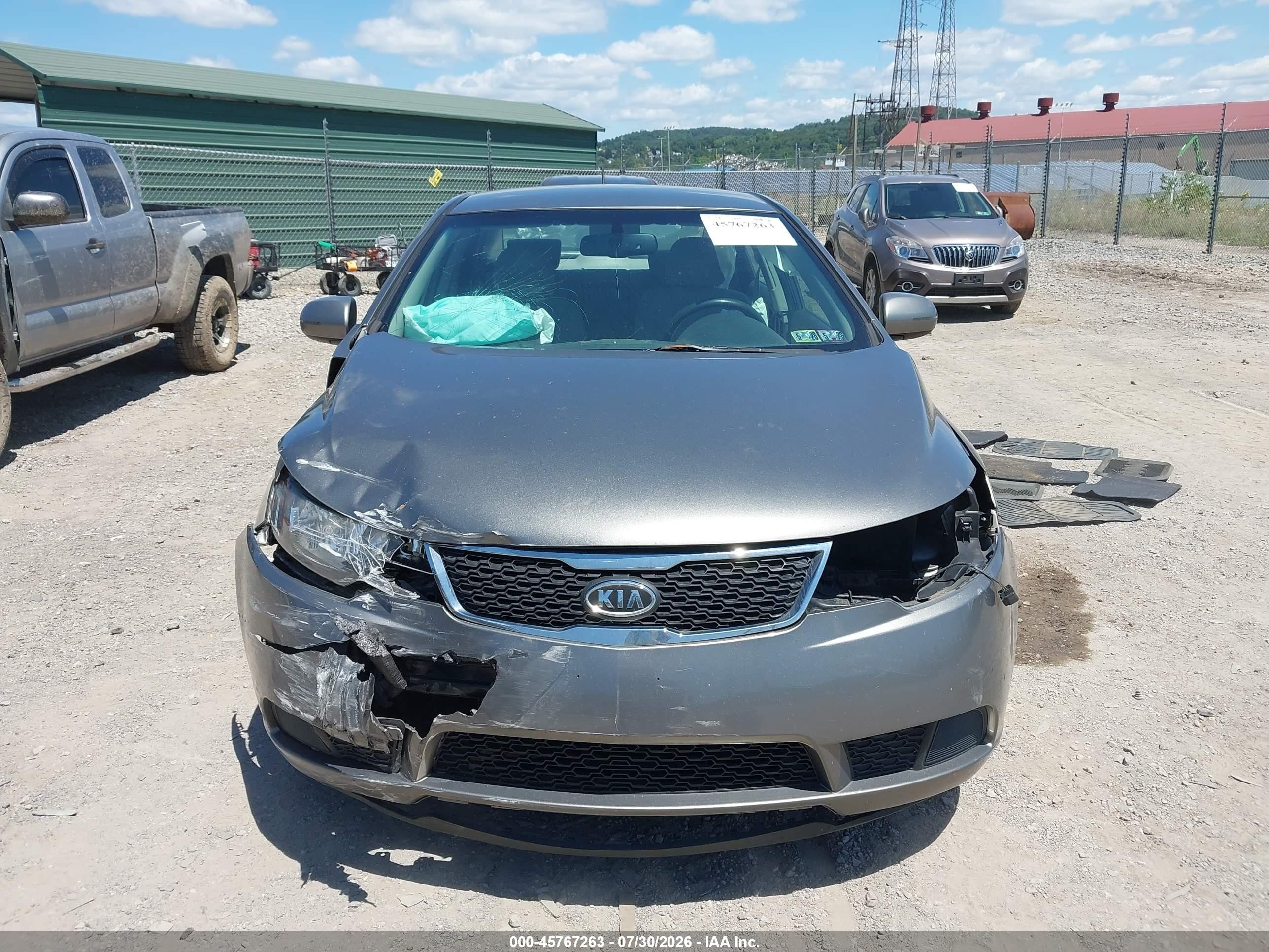 2011 Kia Forte Ex Серый vin: KNAFU4A23B5355916