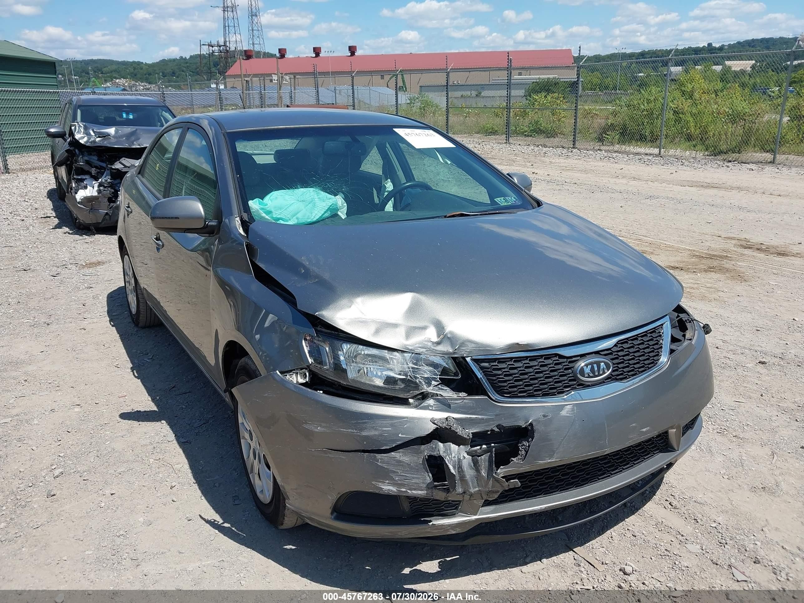 2011 Kia Forte Ex Серый vin: KNAFU4A23B5355916