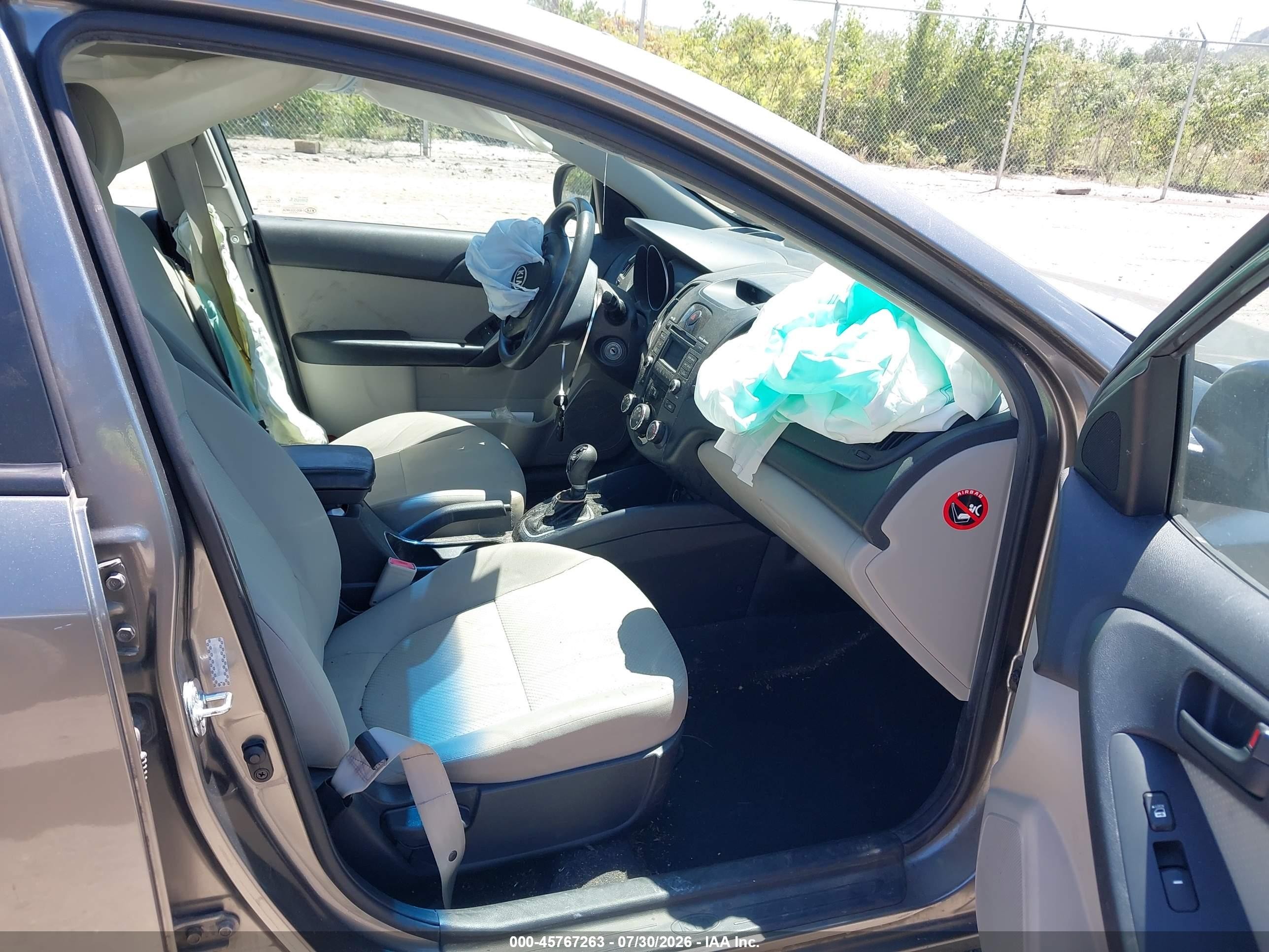 2011 Kia Forte Ex Серый vin: KNAFU4A23B5355916