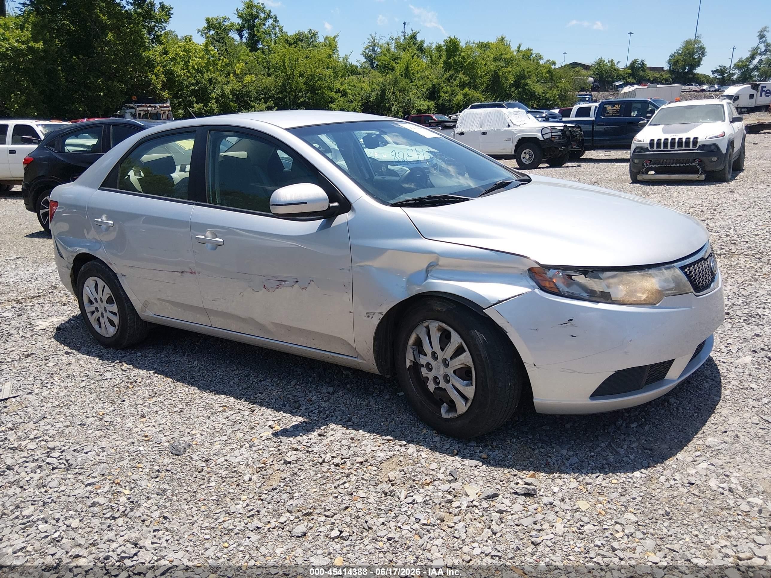 2011 Kia Forte Ex Silver vin: KNAFU4A23B5392948