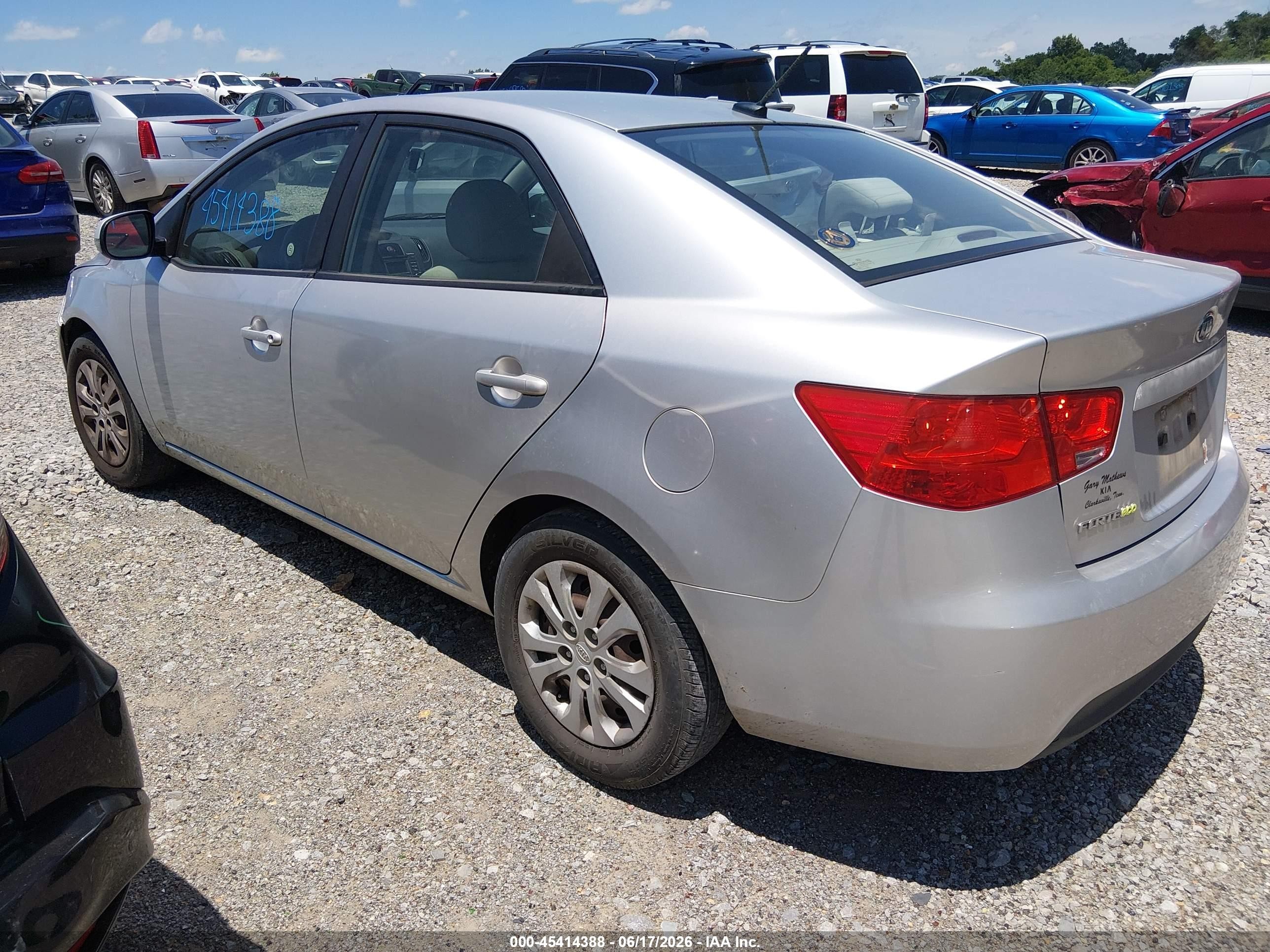2011 Kia Forte Ex Silver vin: KNAFU4A23B5392948