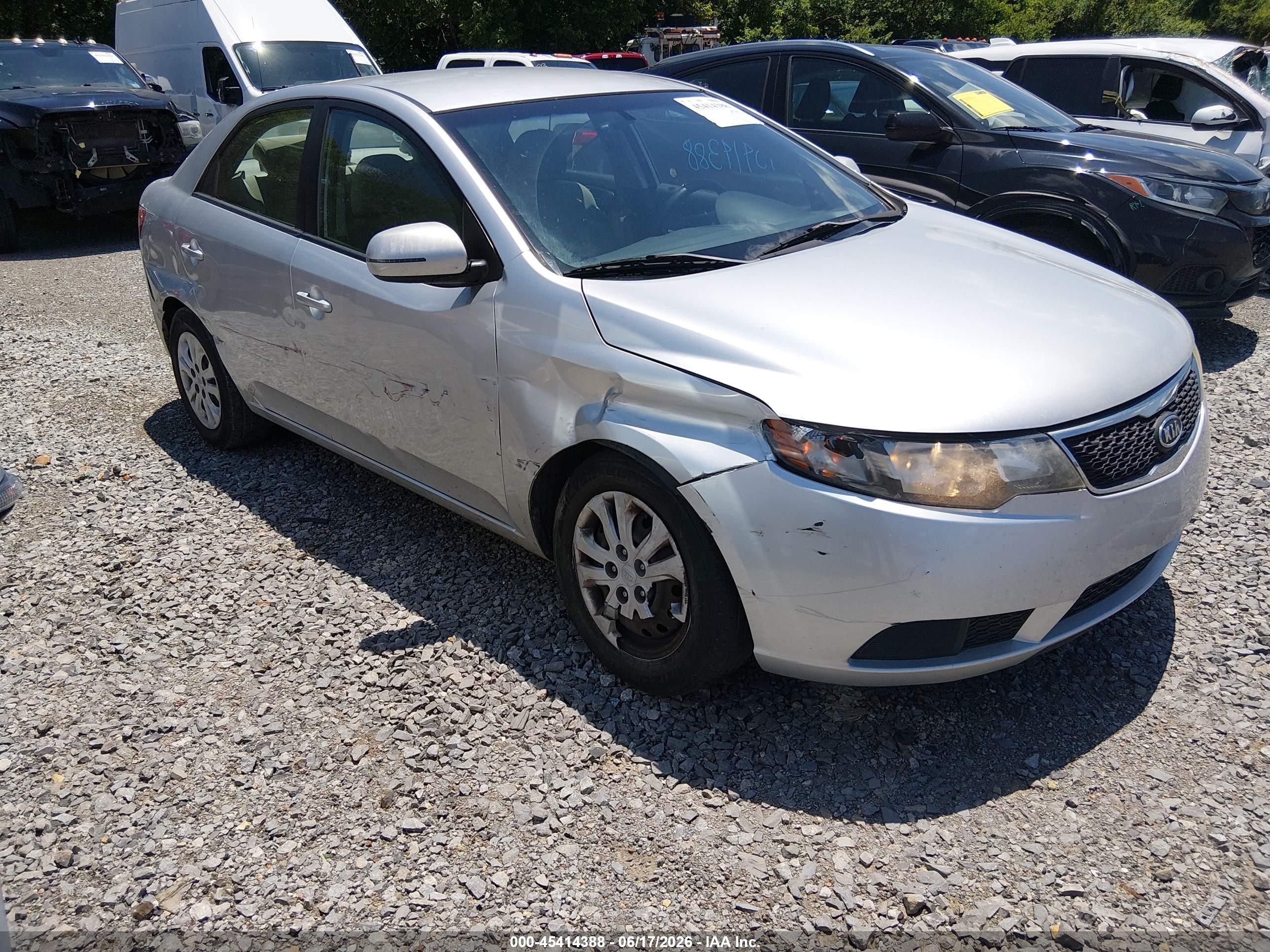 2011 Kia Forte Ex Silver vin: KNAFU4A23B5392948