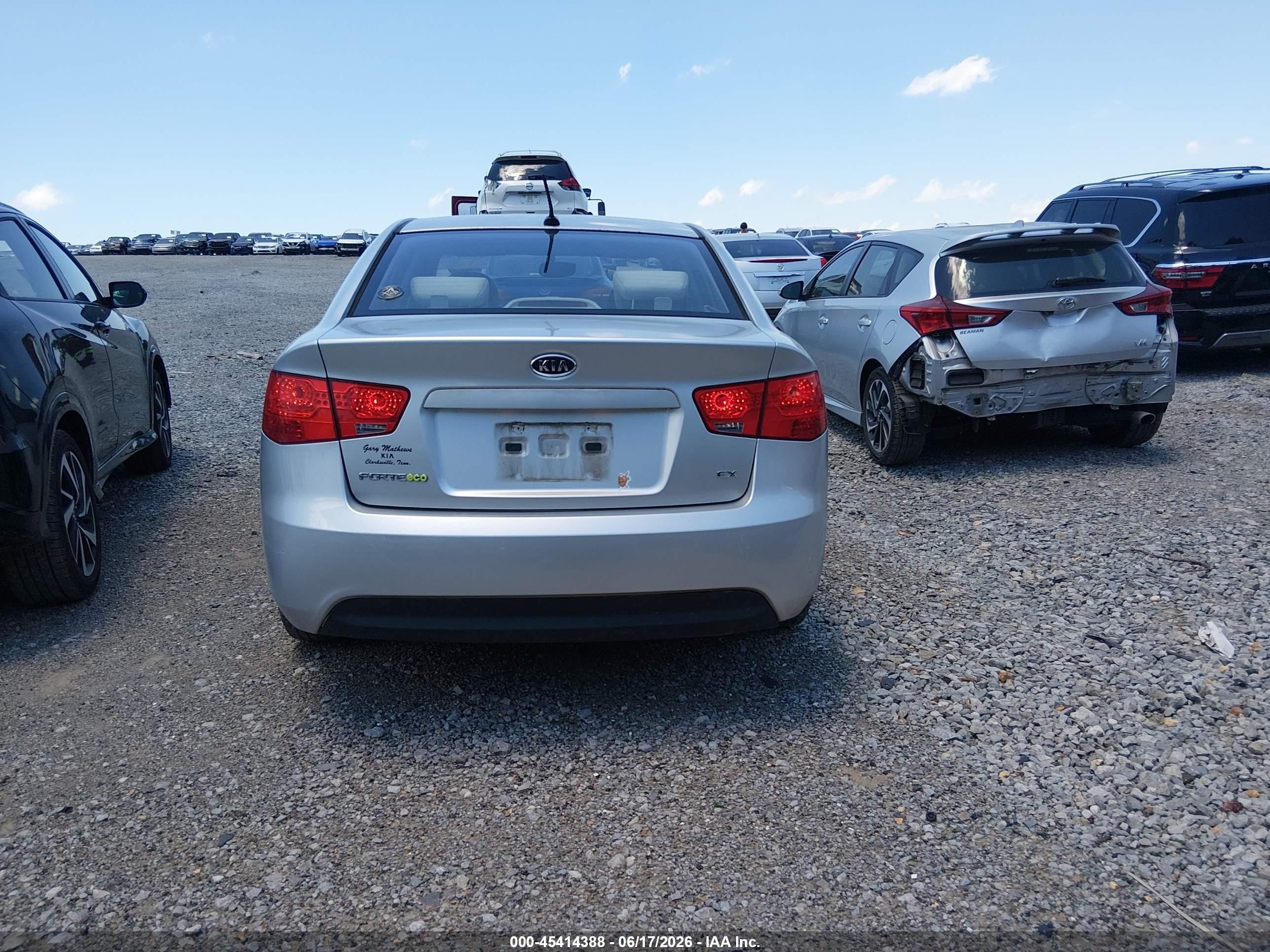 2011 Kia Forte Ex Silver vin: KNAFU4A23B5392948