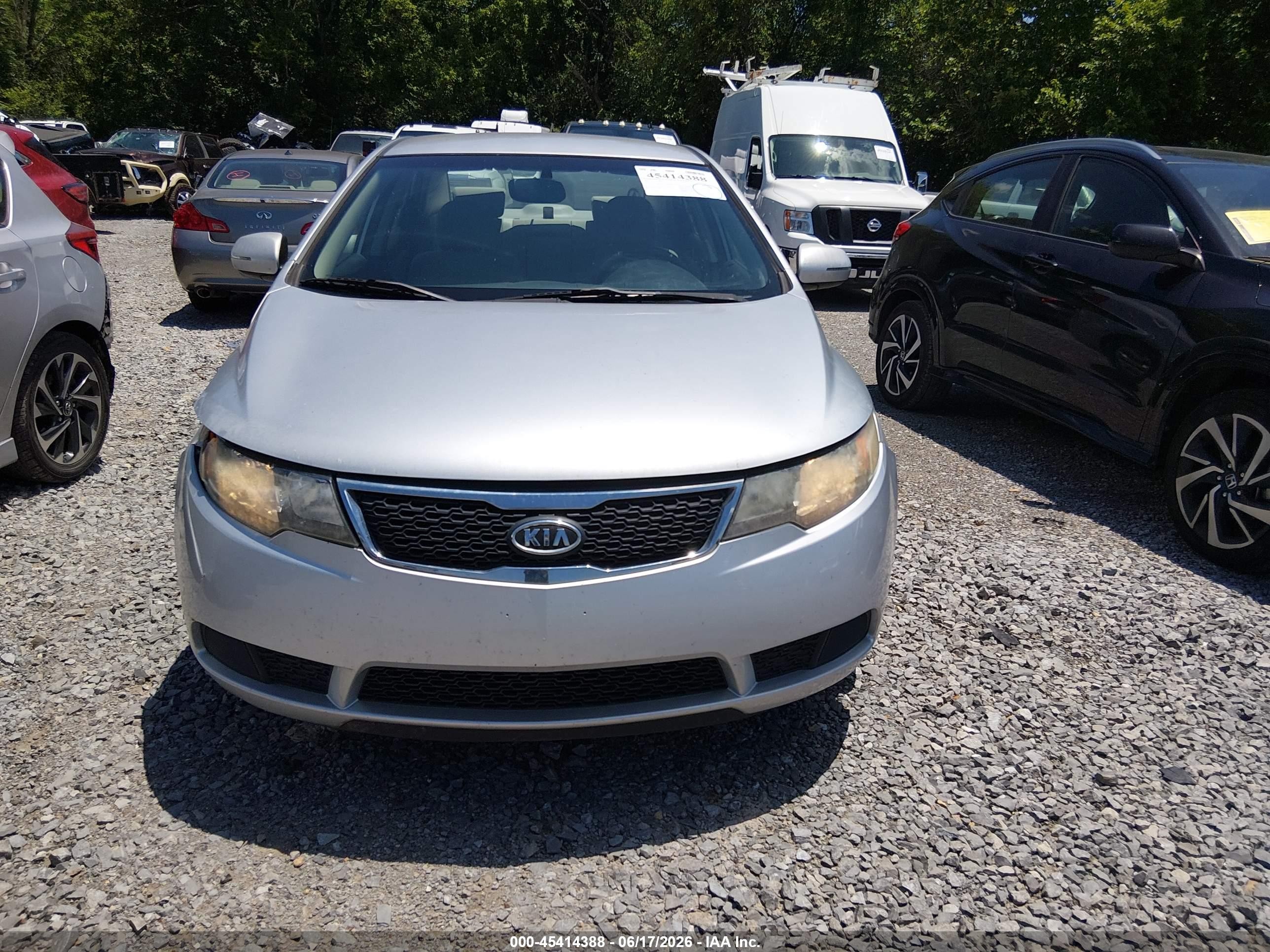 2011 Kia Forte Ex Silver vin: KNAFU4A23B5392948