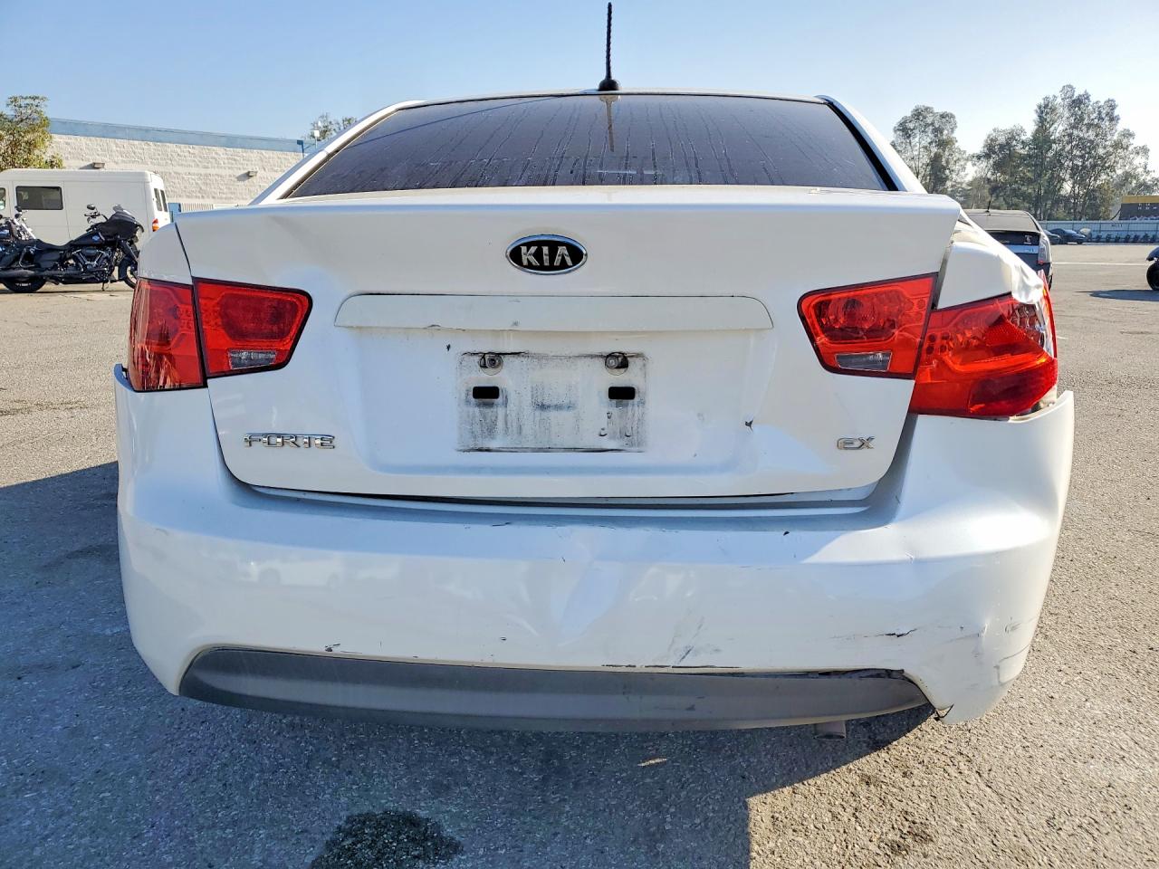 2011 Kia Forte Ex Белый vin: KNAFU4A23B5413832