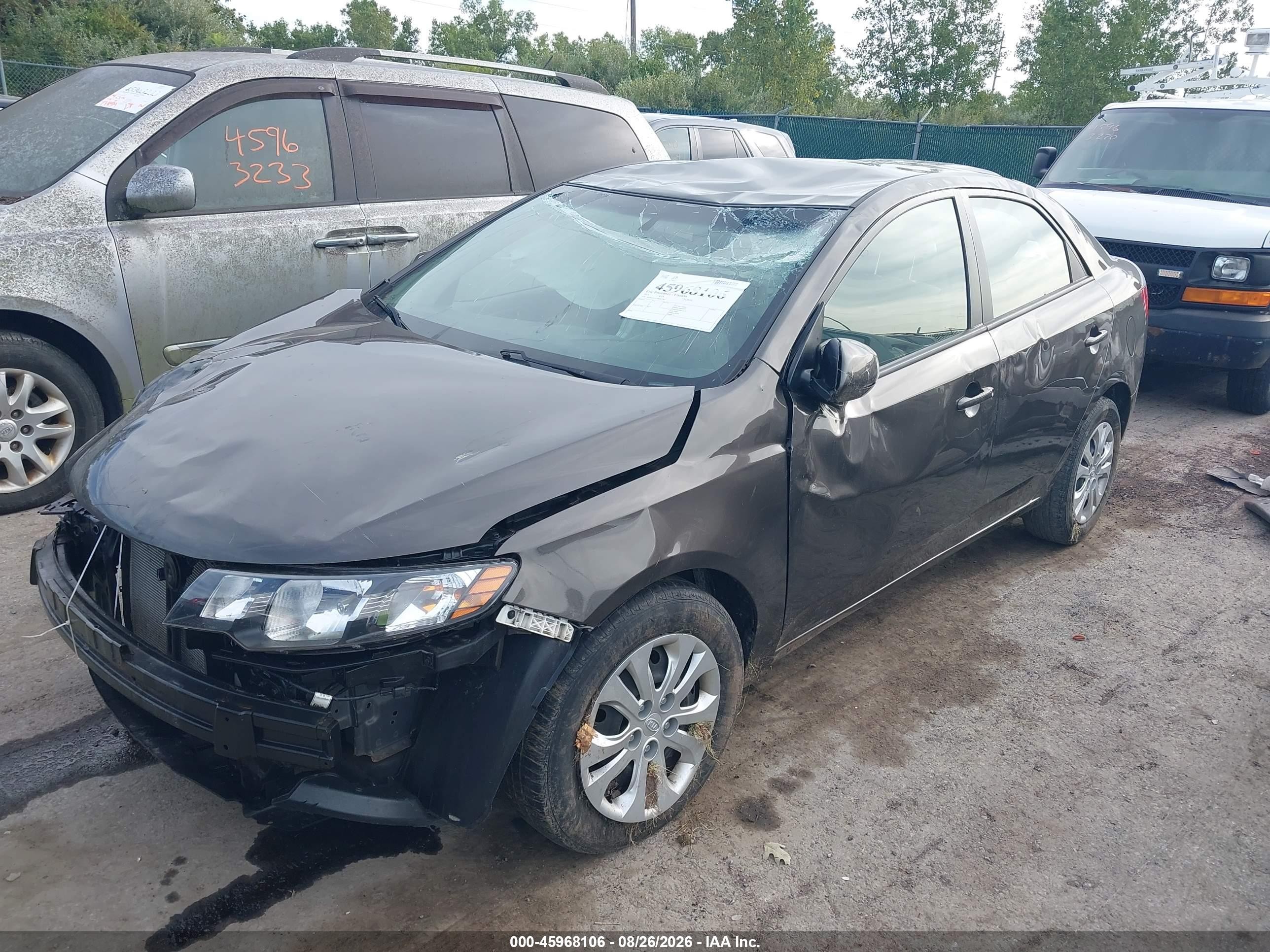 2011 Kia Forte Ex Черный vin: KNAFU4A23B5425981