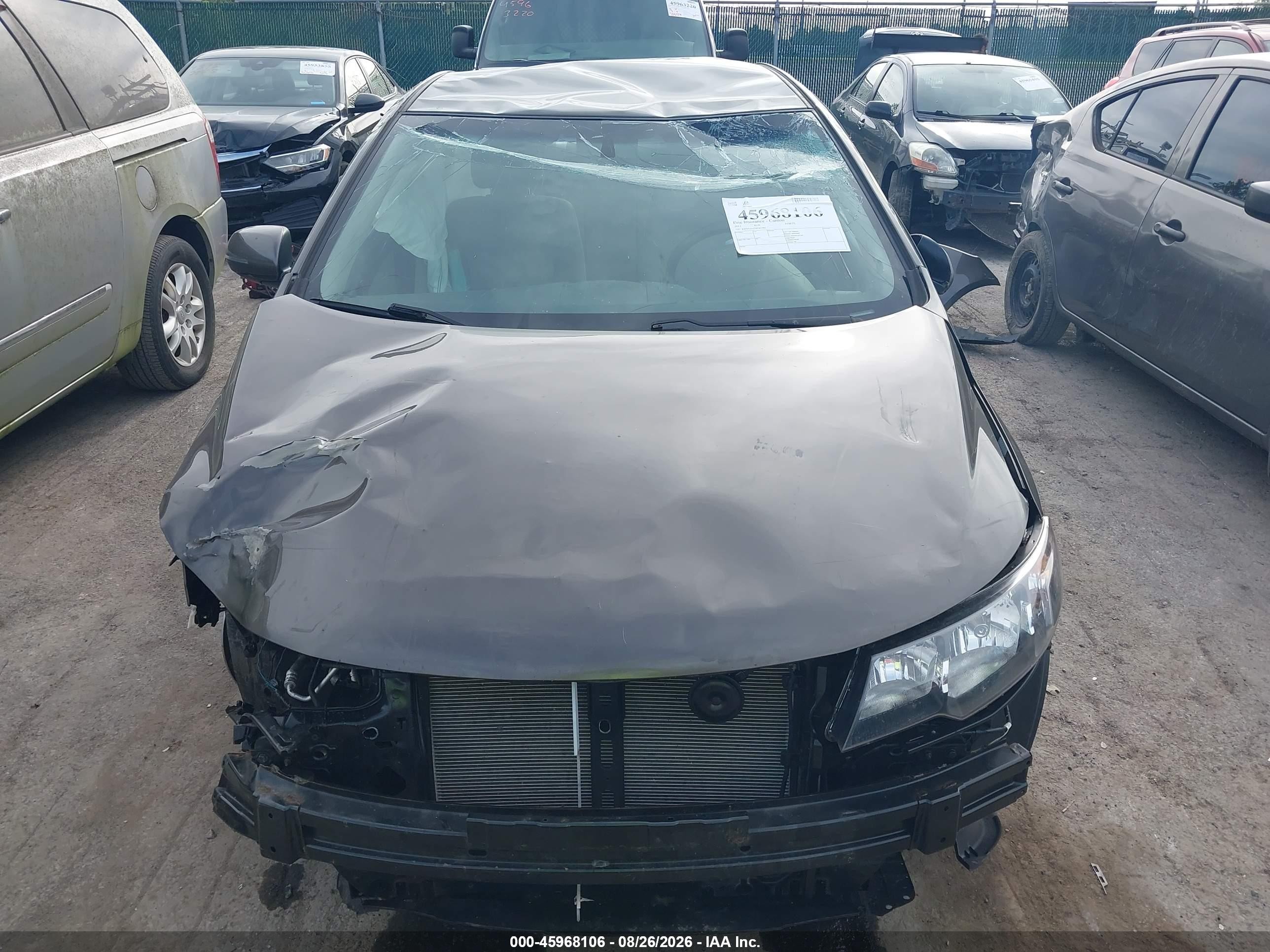 2011 Kia Forte Ex Черный vin: KNAFU4A23B5425981