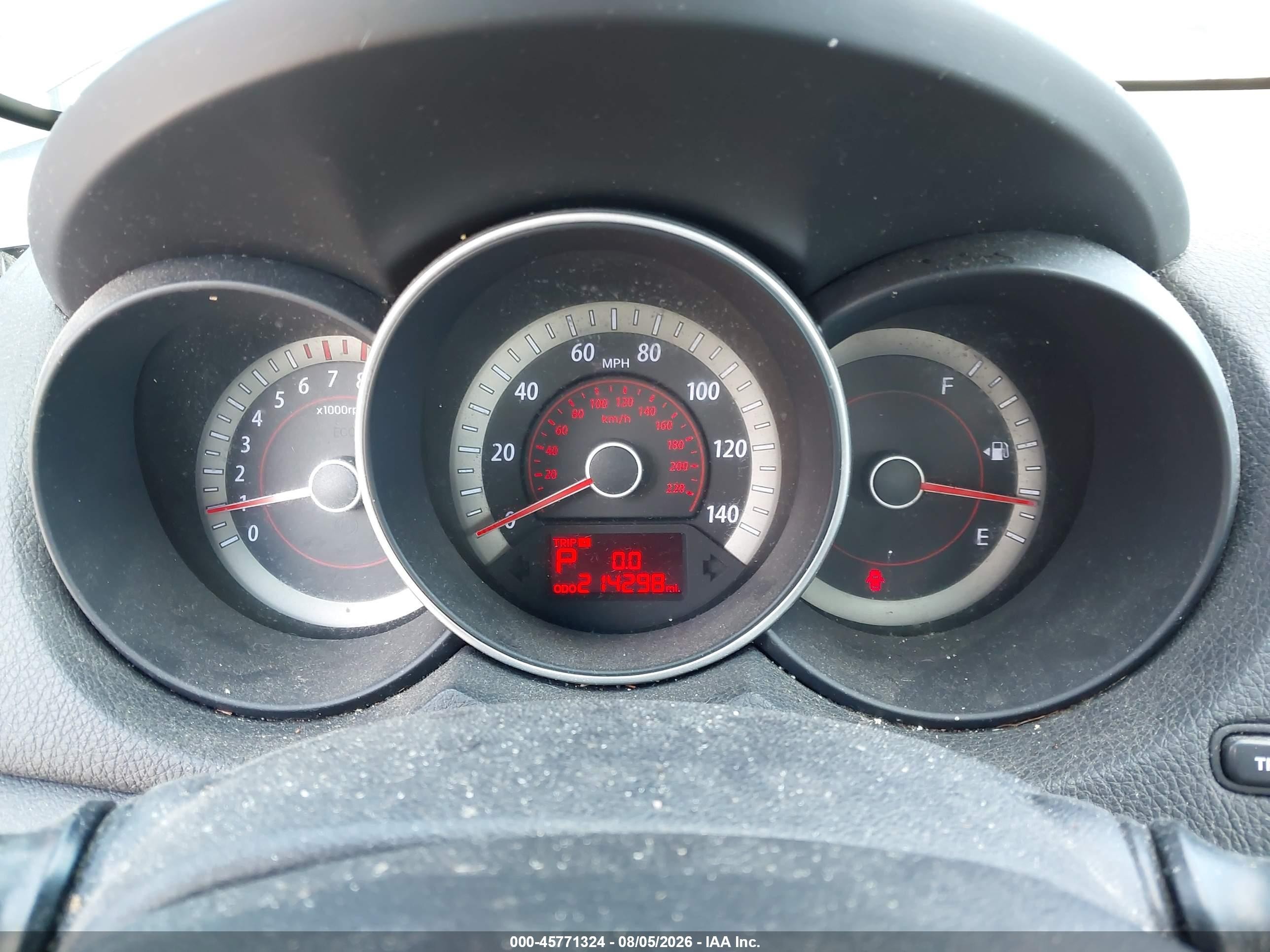 2011 Kia Forte Ex Champagne vin: KNAFU4A23B5426001