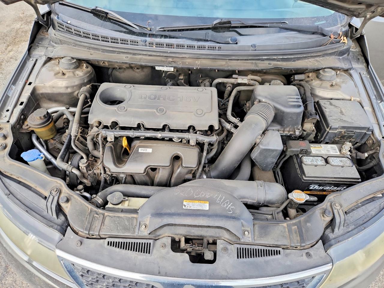 2011 Kia Forte Ex Gray vin: KNAFU4A23B5458639