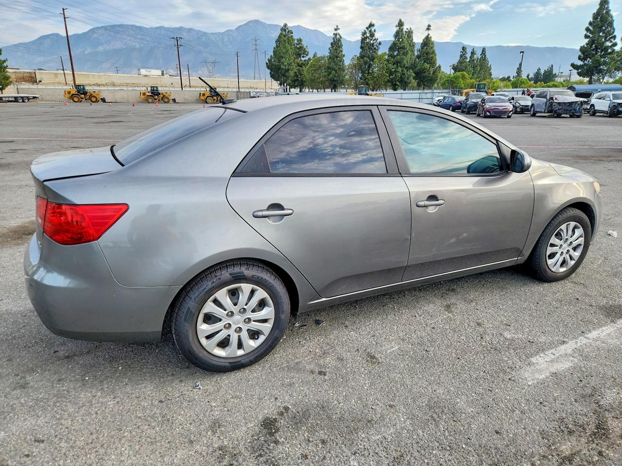 2011 Kia Forte Ex Gray vin: KNAFU4A23B5458639