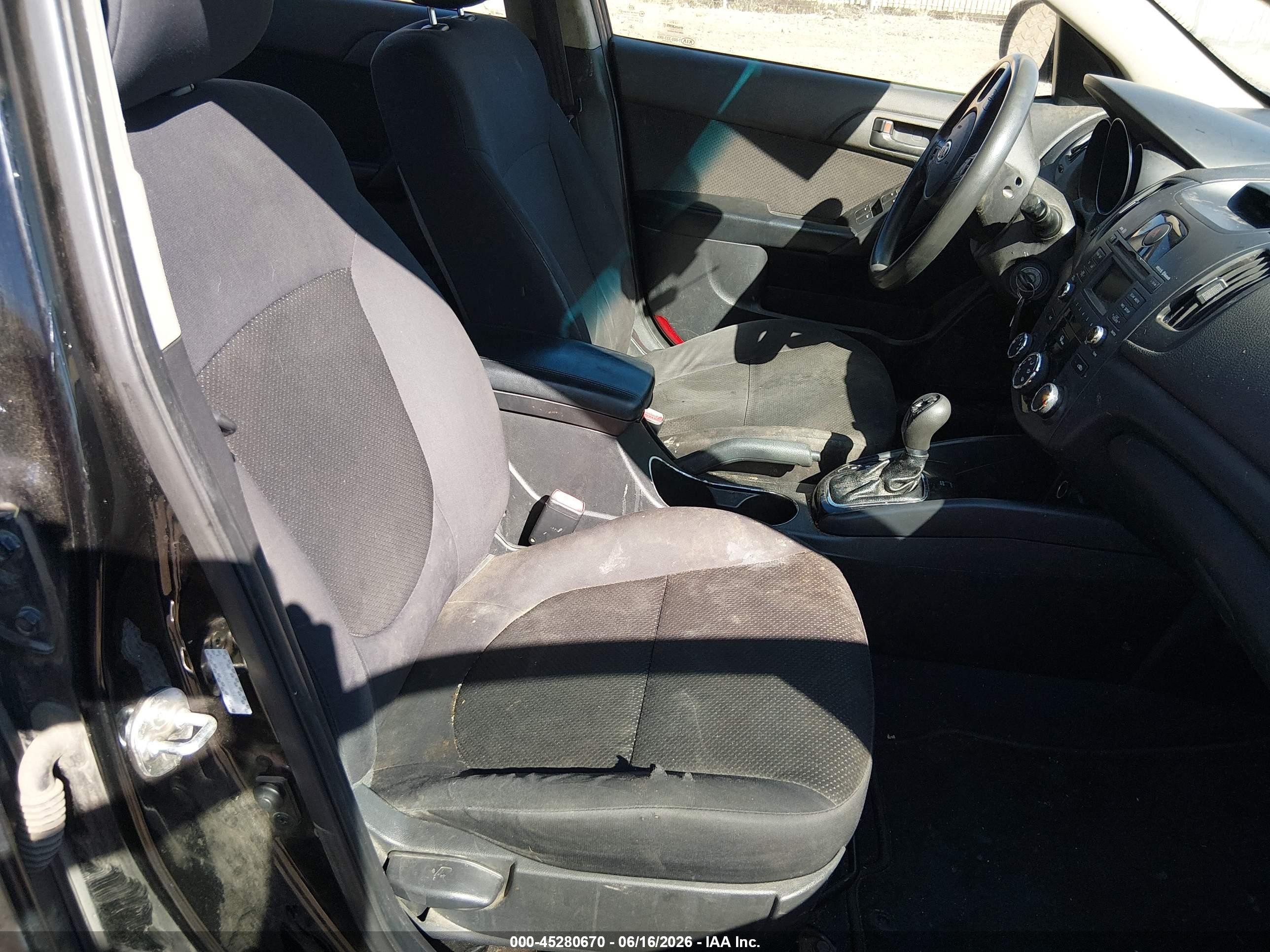 2012 Kia Forte Ex Black vin: KNAFU4A23C5479217